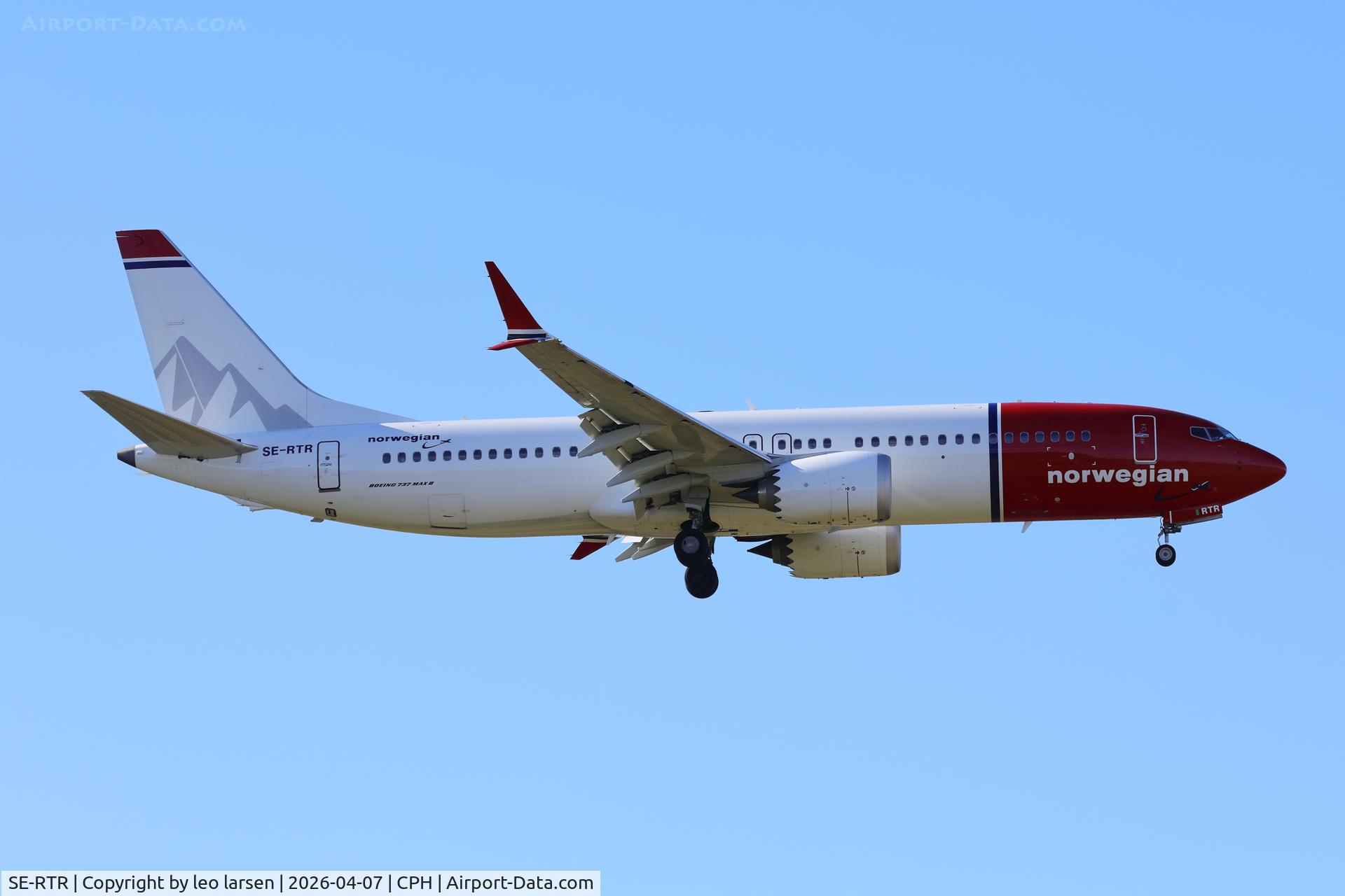 SE-RTR, 2024 Boeing 737 MAX 8 C/N 66300, Copenhagen 7.4.2026