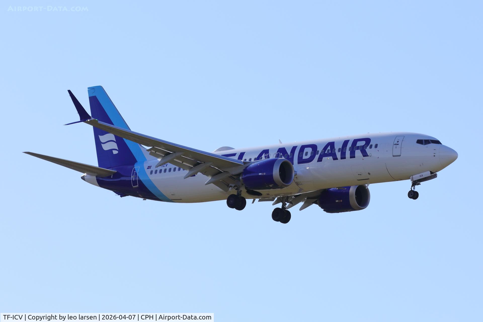 TF-ICV, 2024 Boeing 737-8 MAX C/N 64948, Copenhagen 7.4.2026