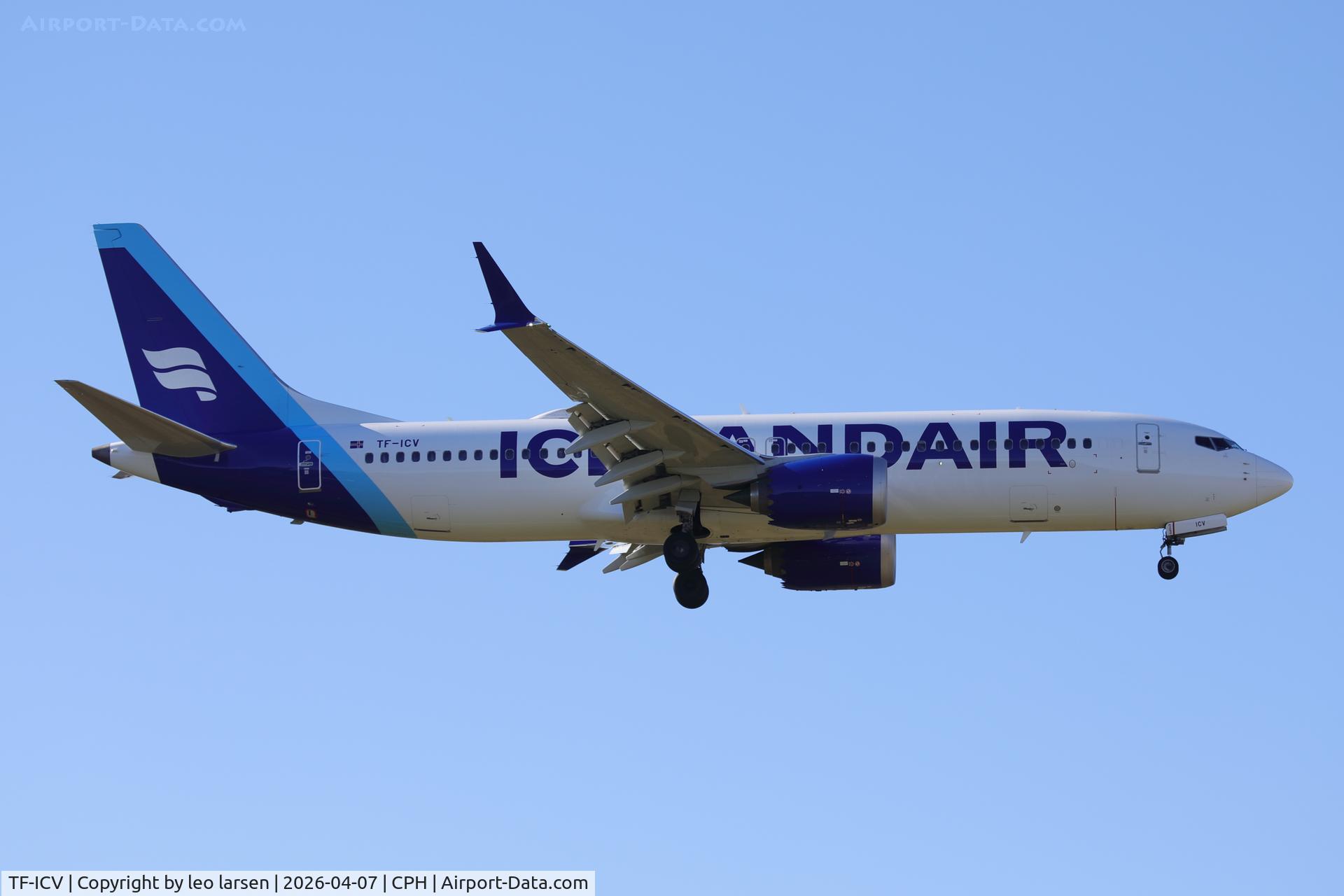 TF-ICV, 2024 Boeing 737-8 MAX C/N 64948, Copenhagen 7.4.2026