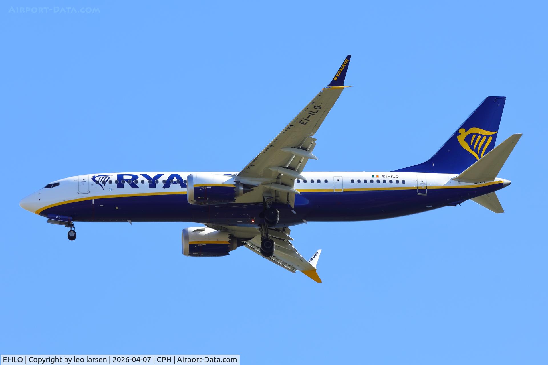 EI-IHX, Boeing 737-8 MAX C/N 67096, Copenhagen 7.4.2026