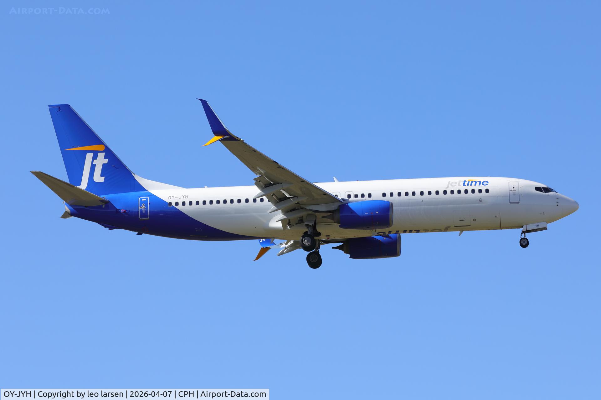 OY-JYH, 2014 Boeing B737-8JP C/N 36029, Copenhagen 7.4.2026
