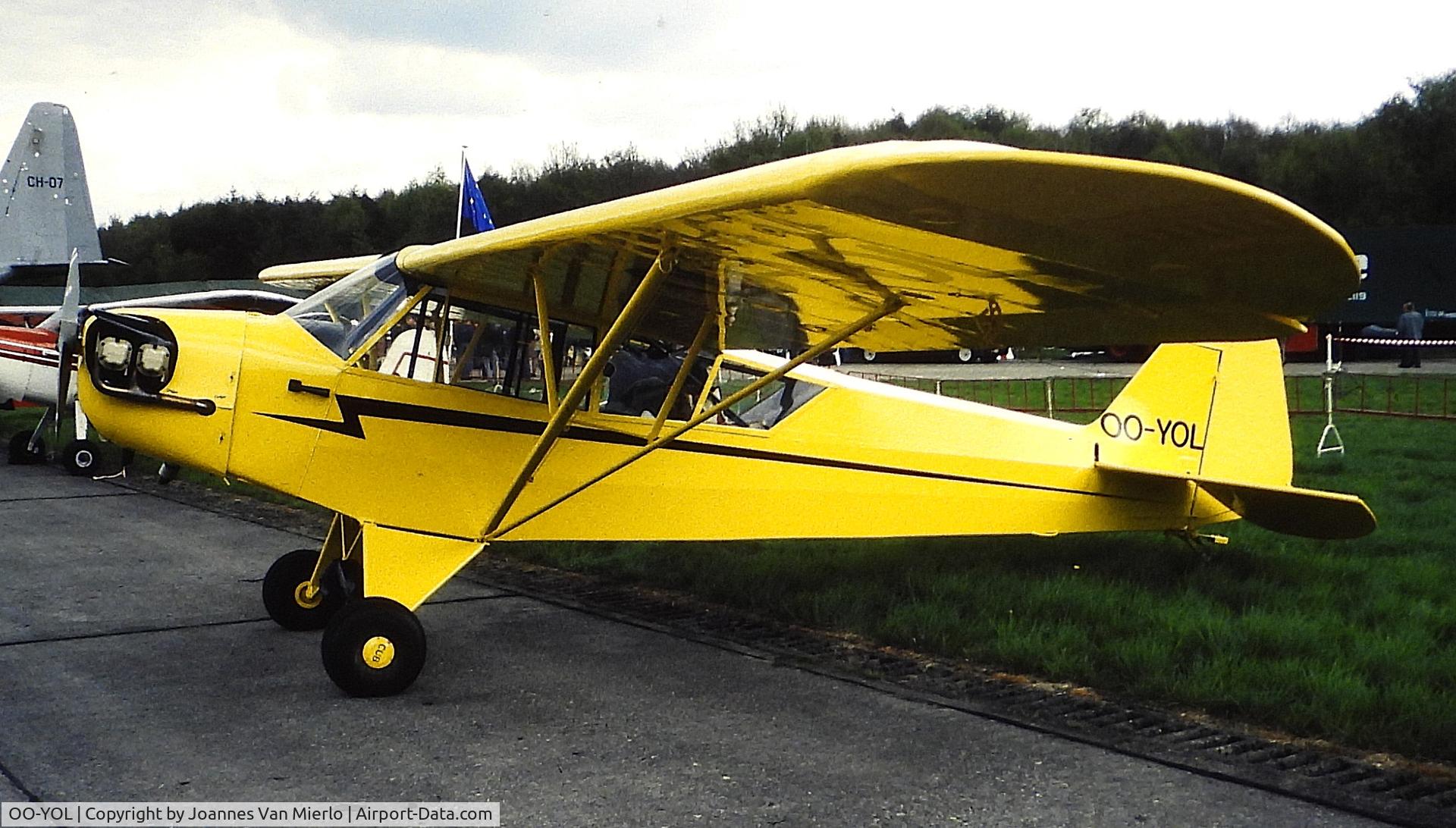 OO-YOL, 1944 Piper L-4H Grasshopper (J3C-65D) C/N 12949, ex-slide