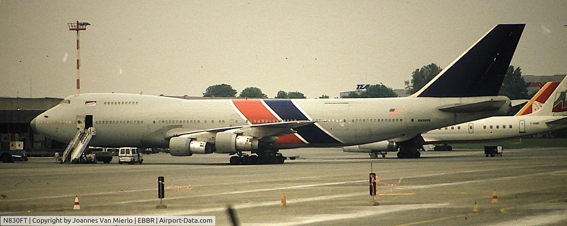 N830FT, 1969 Boeing 747-121 C/N 19642, ex-slide