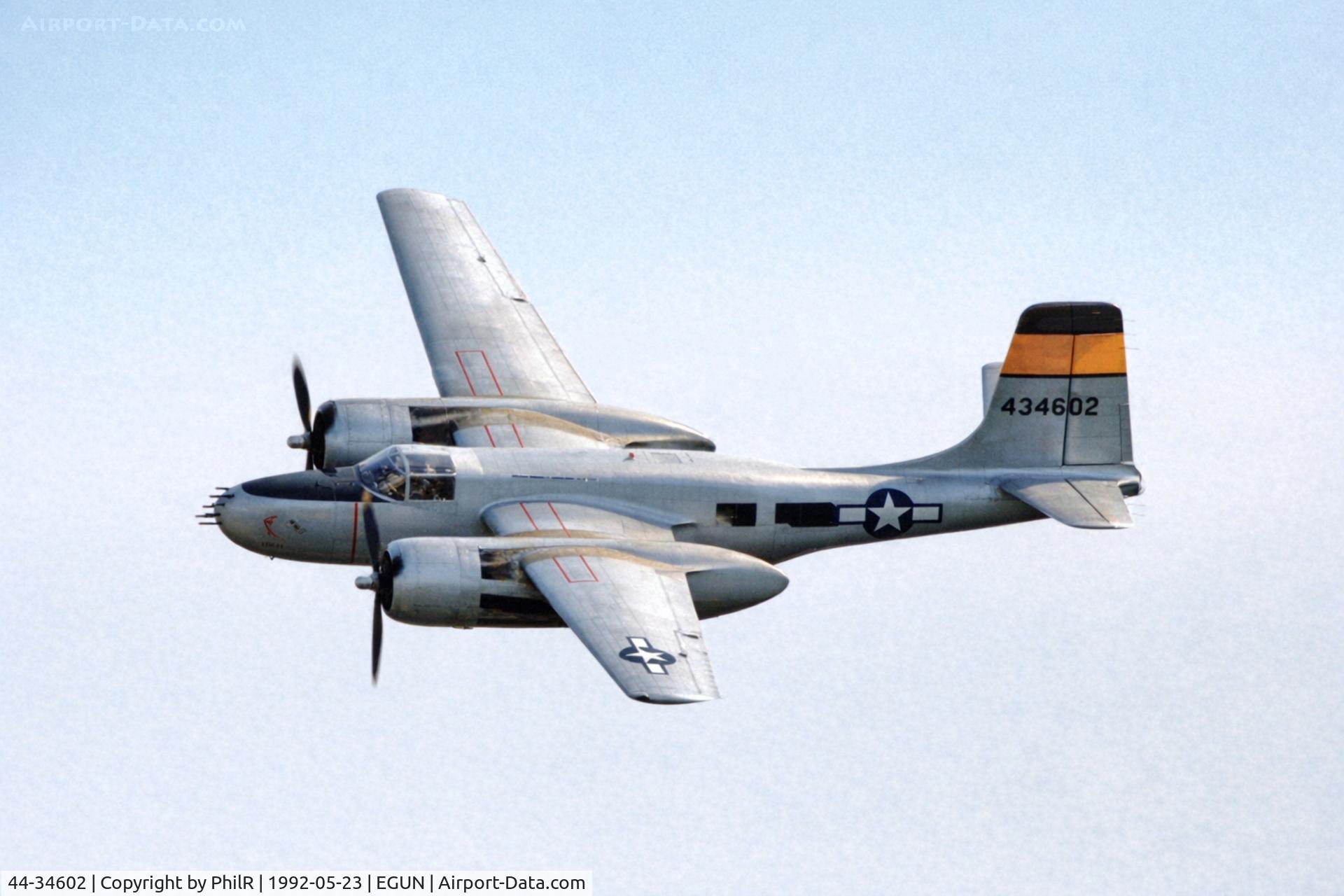 44-34602, 1944 Douglas A-26B Invader C/N 27881, 44-34602 1944 Douglas A-26B Invader USAF Mildenhall
