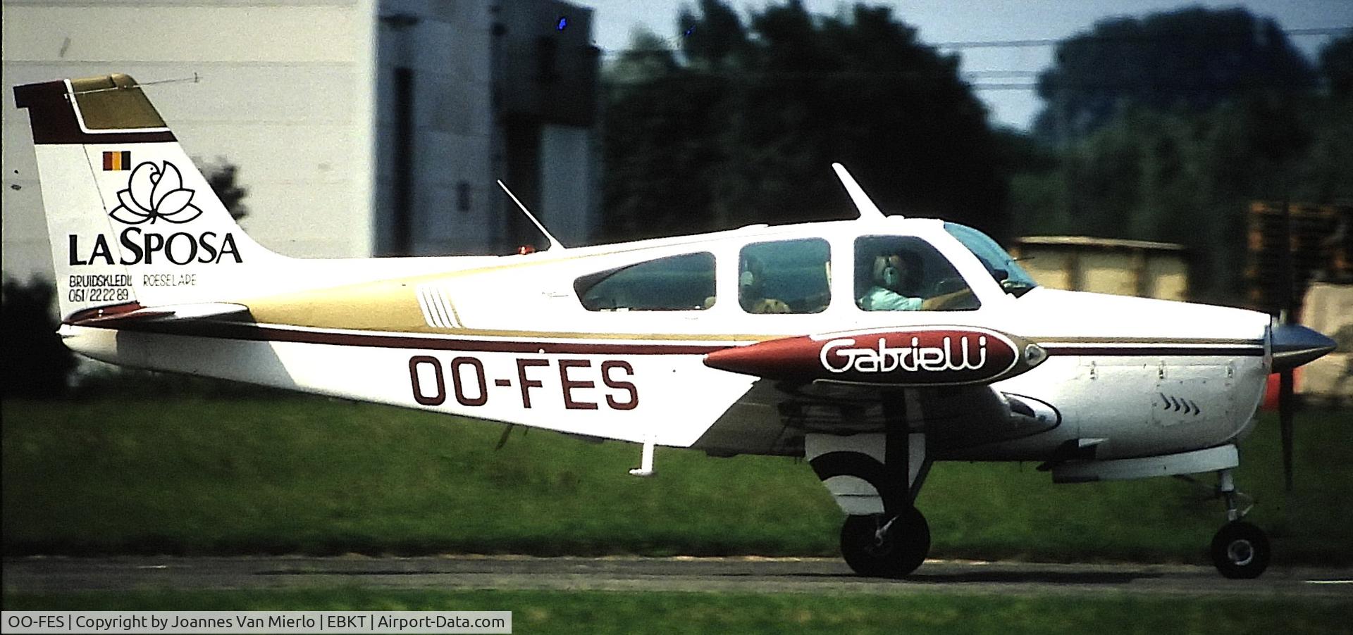 OO-FES, 1966 Beech 35-C33 Debonair C/N CD-1011, ex-slide