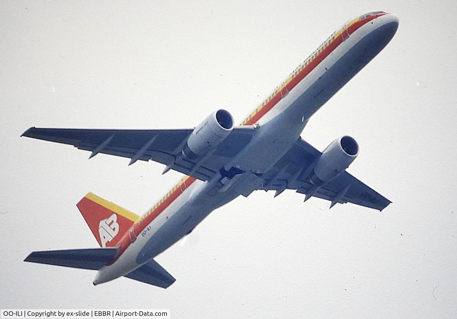 OO-ILI, 1989 Boeing 757-23A C/N 24528, ex-slide