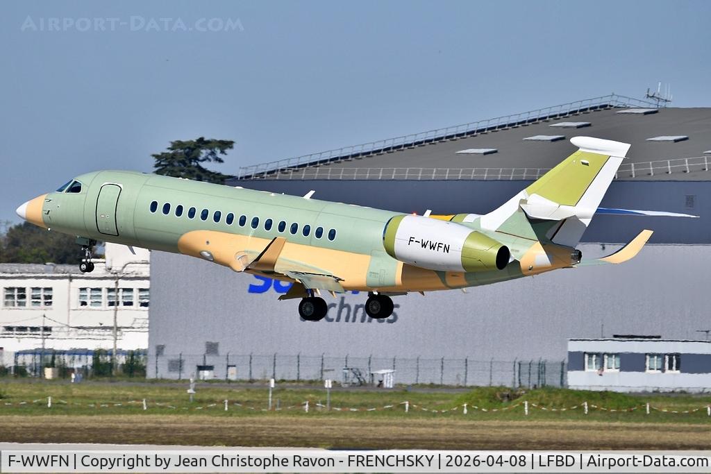 F-WWFN, 2025 DASSAULT AVIATION FALCON 6X C/N 42, MEDOC 2 test flight