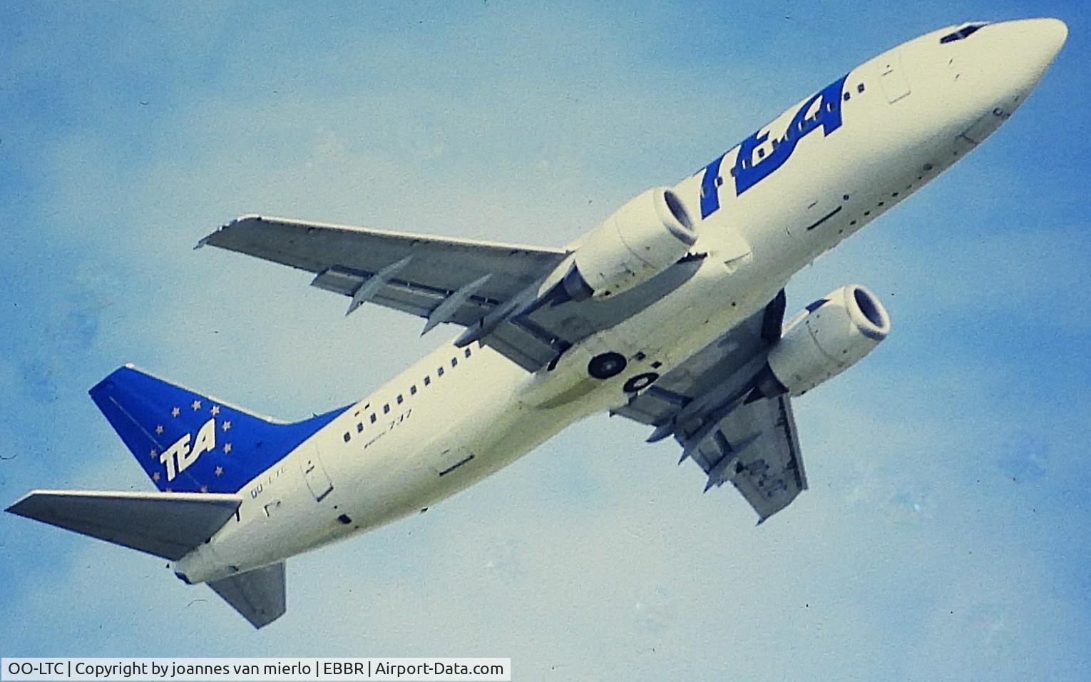 OO-LTC, 1989 Boeing 737-3M8/F C/N 24022, ex-slide