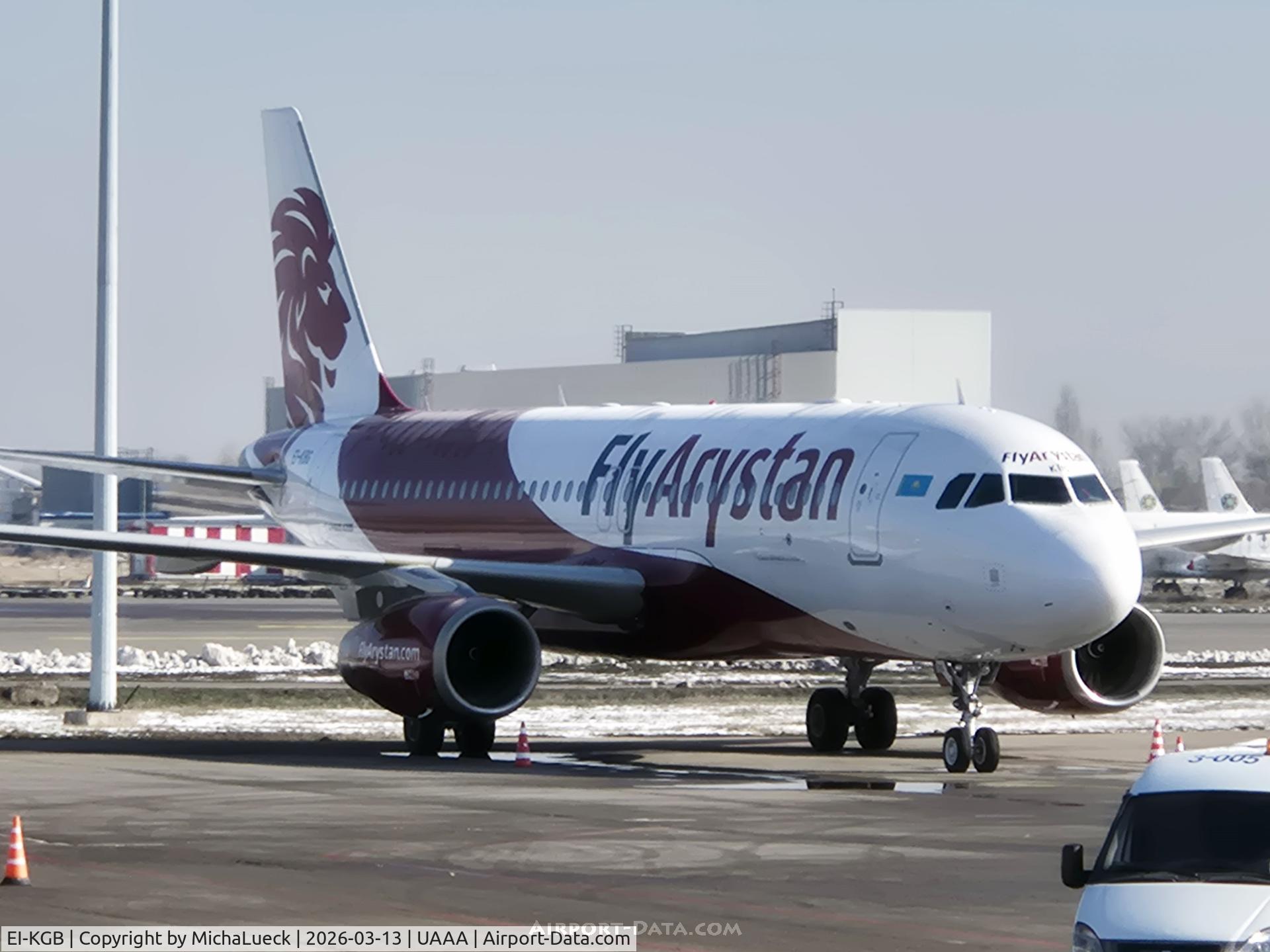 EI-KGB, 2019 Airbus A321-271NX C/N 8980, At Almaty
