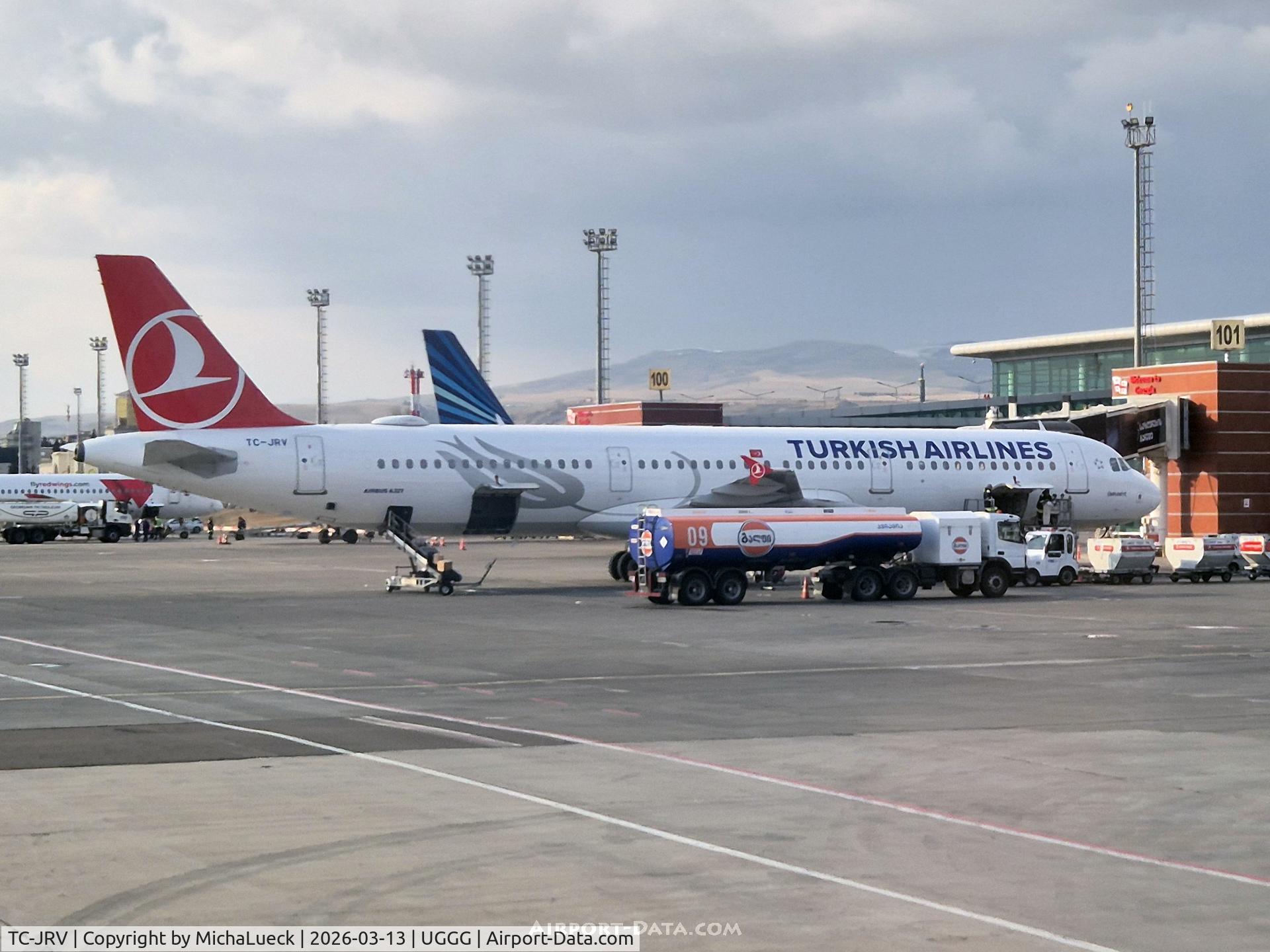 TC-JRV, 2012 Airbus A321-231 C/N 5077, At Tbilisi