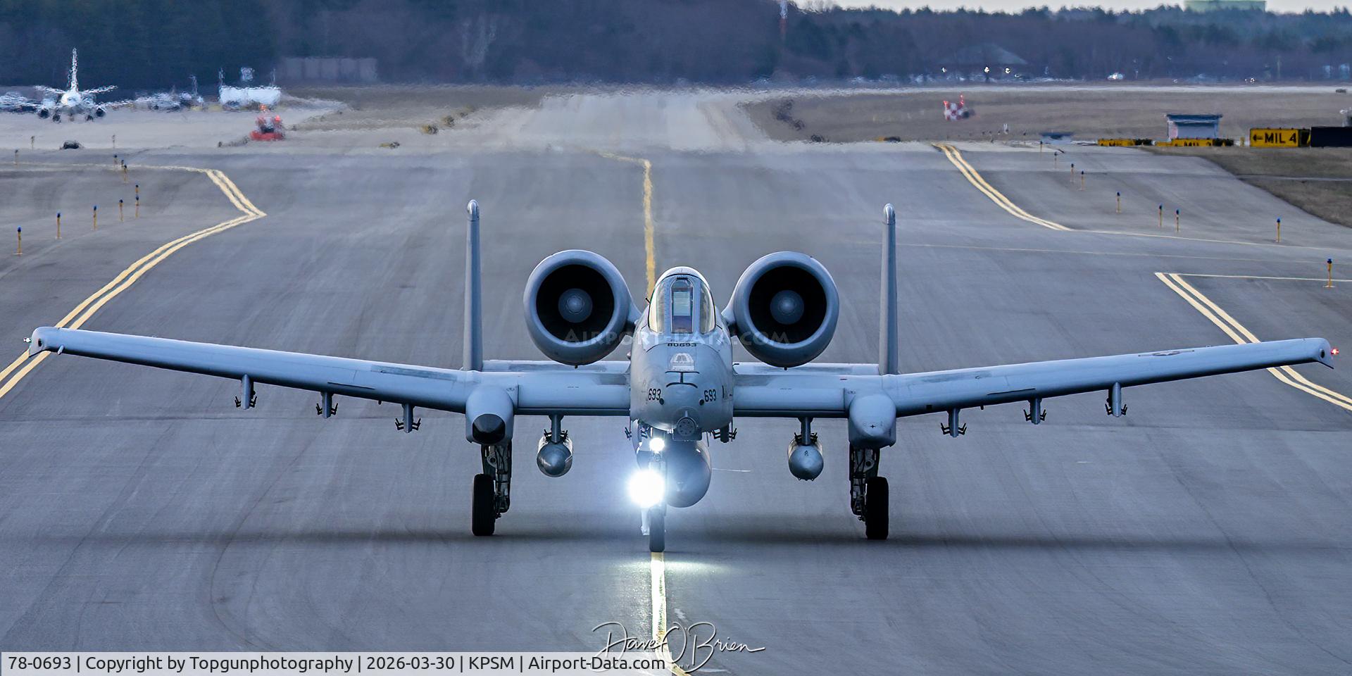78-0693, 1978 Fairchild Republic A-10C Thunderbolt II C/N A10-0313, 107th FS	Selfridge ANG, MI