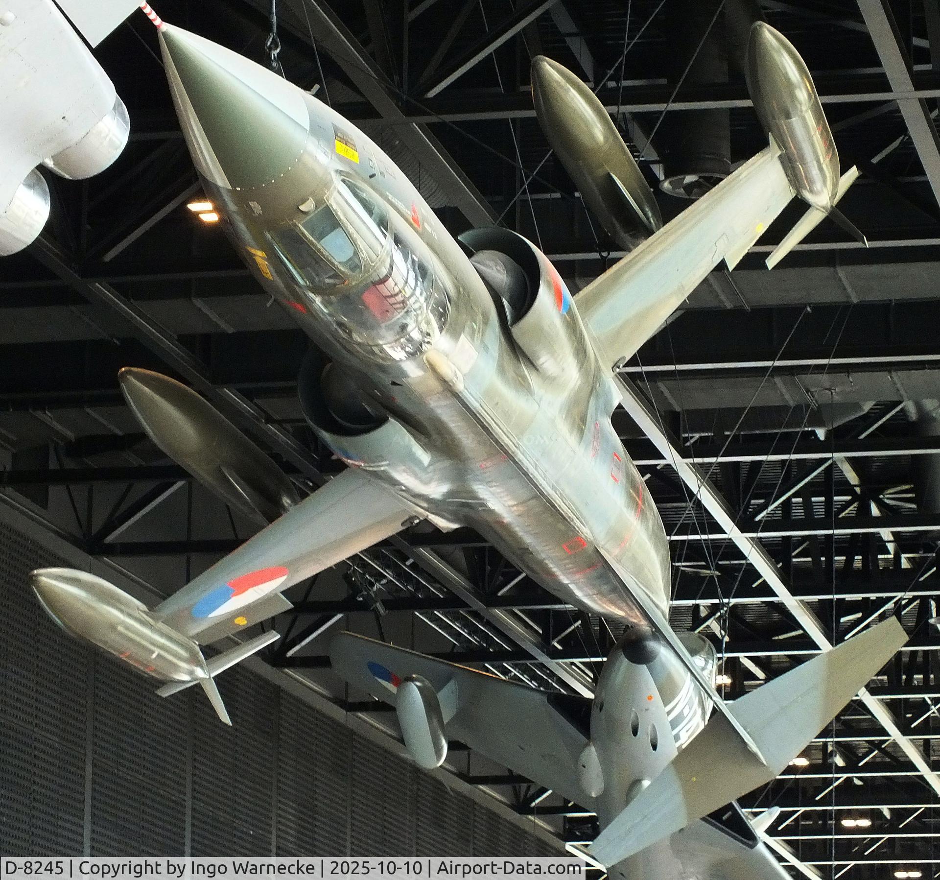 D-8245, Lockheed F-104G Starfighter C/N 683-8245, Lockheed F-104G Starfighter at the Nationaal Militair Museum / National Military Museum, Soesterberg