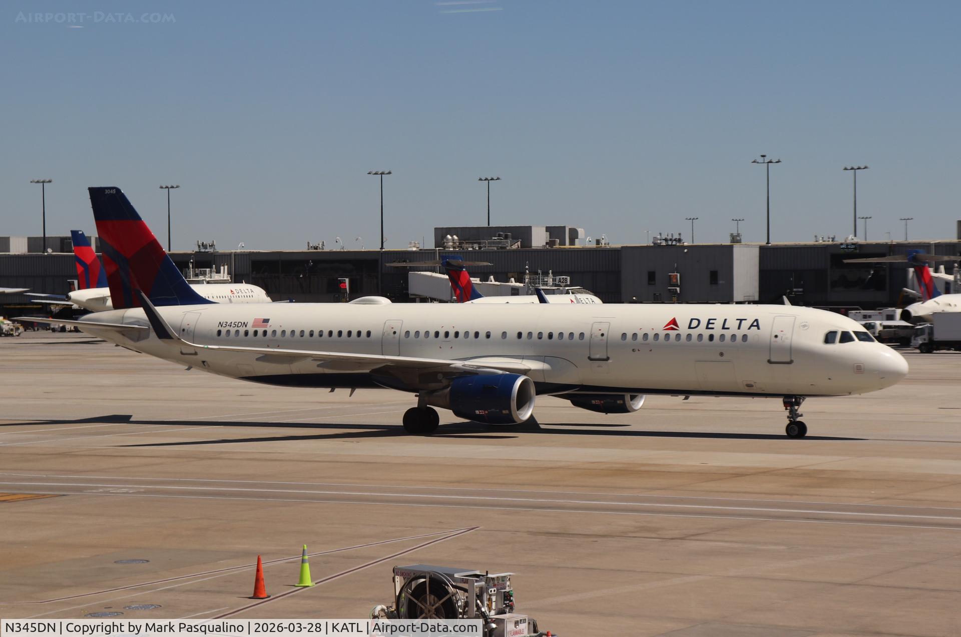 N345DN, 2018 Airbus A321-211 C/N 8191, Airbus A321-211