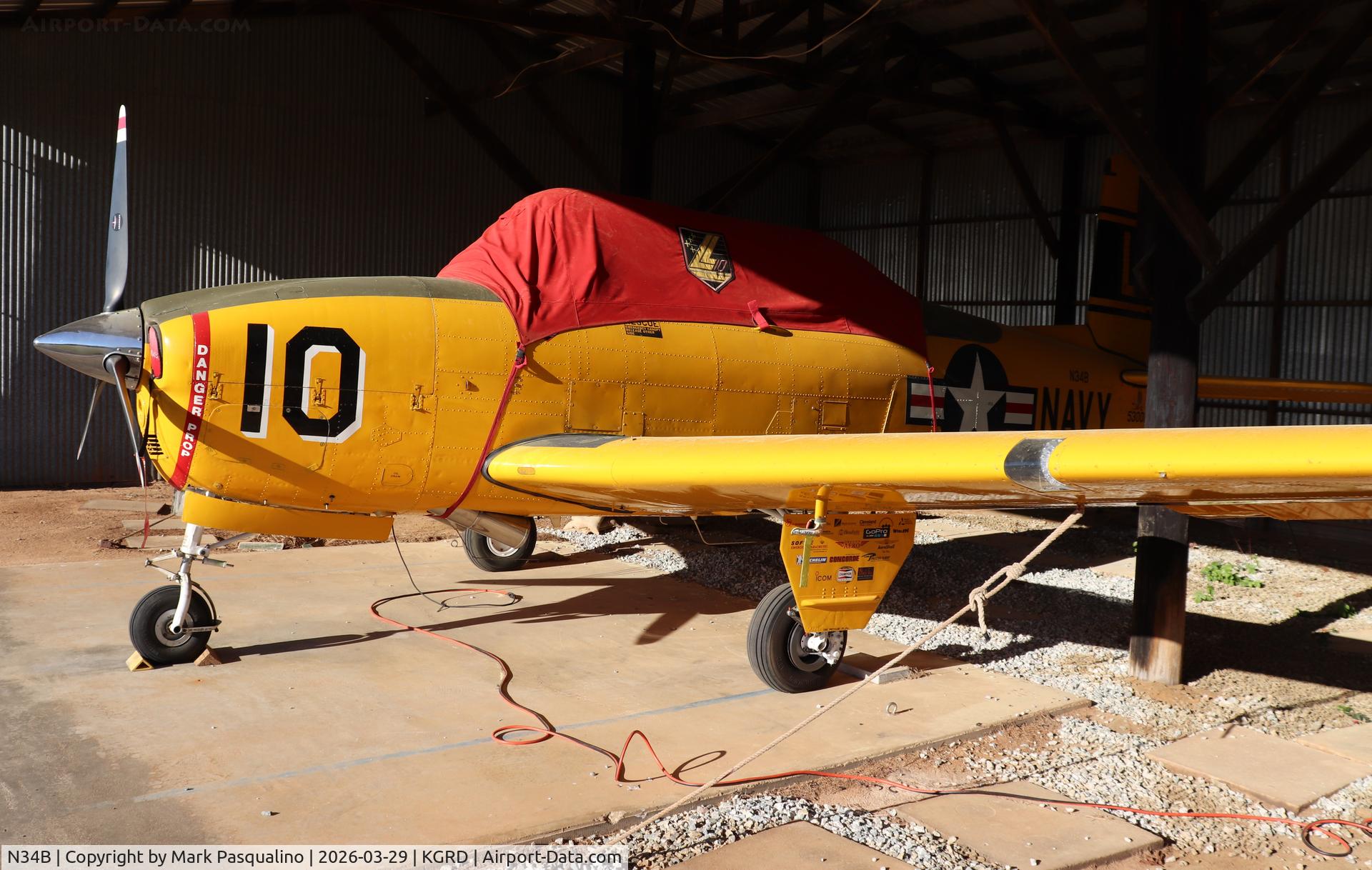 N34B, 1952 Beech B-45 C/N G-17, Beech T-34A