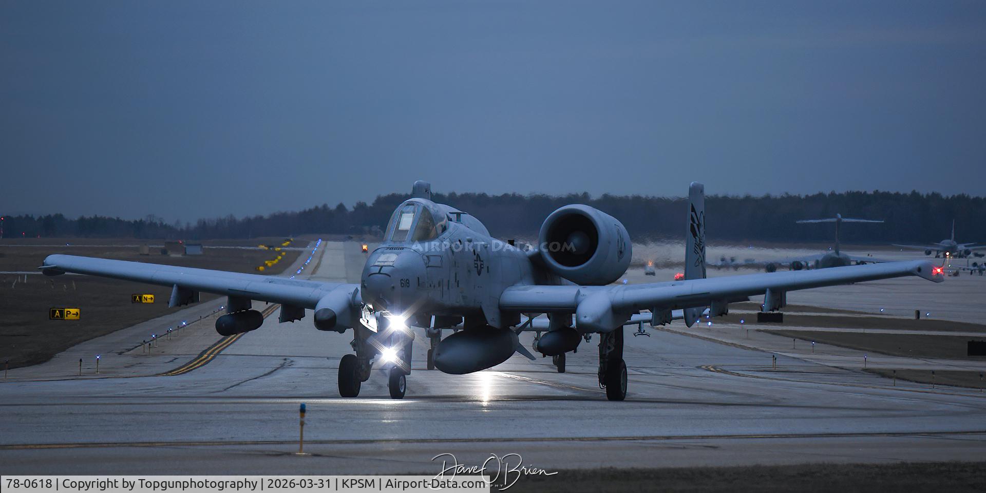 78-0618, 1978 Fairchild Republic A-10C Thunderbolt II C/N A10-0238, TABOR95