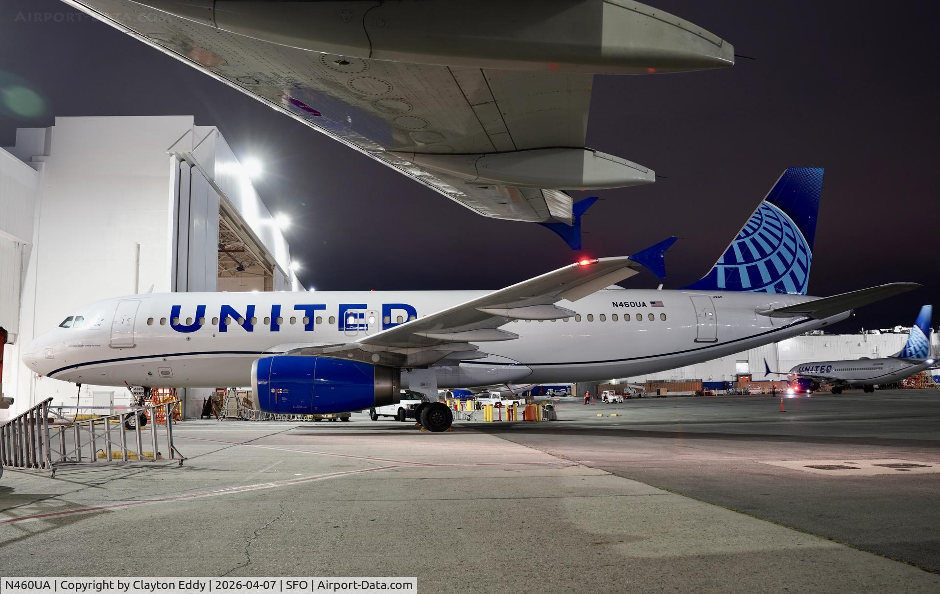 N460UA, 2000 Airbus A320-232 C/N 1248, SFO 2026