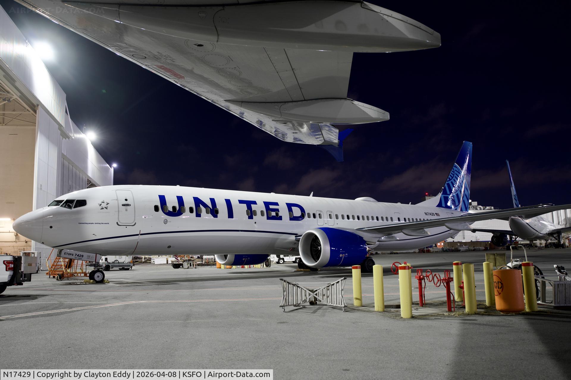 N17429, 2026 Boeing 737 MAX 9 C/N 67746, SFO 2026