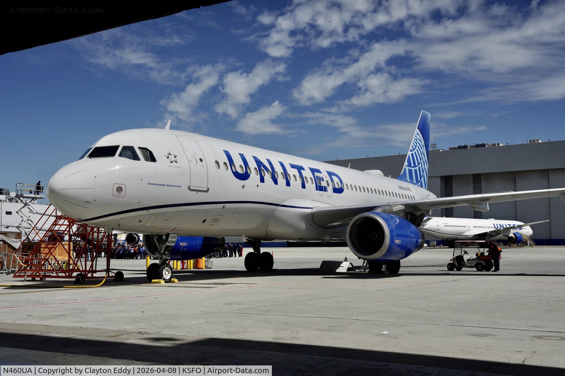 N460UA, 2000 Airbus A320-232 C/N 1248, SFO 2026