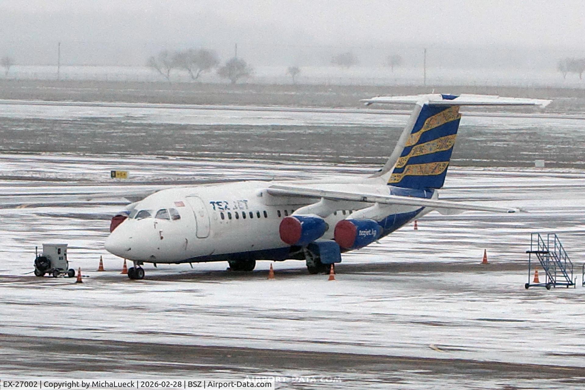 EX-27002, 1990 British Aerospace BAe.146-200 C/N E2172, At Bishkek Manas Airport