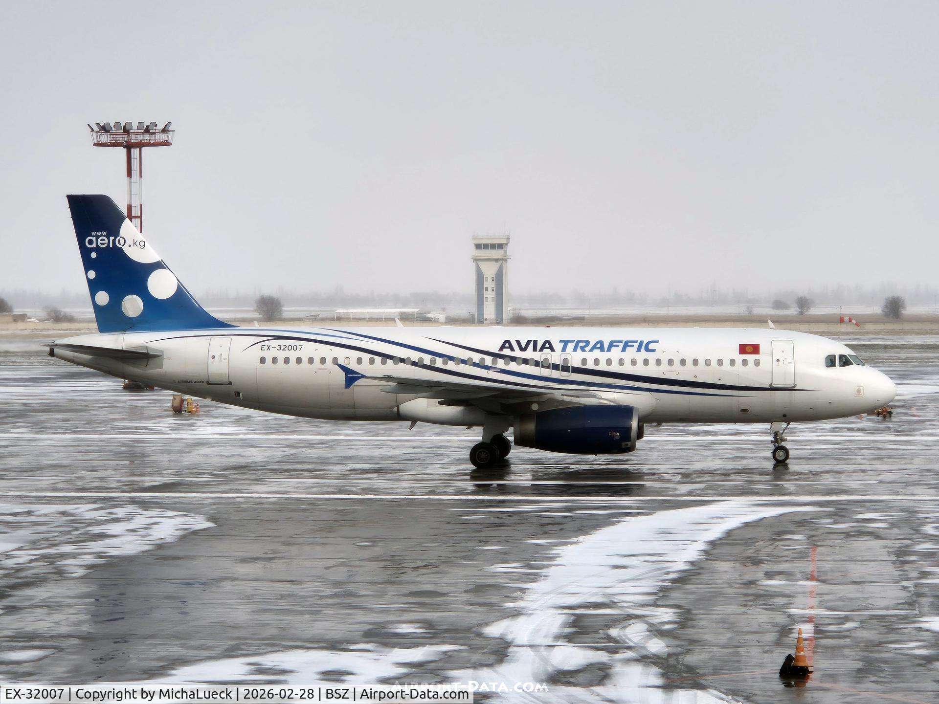 EX-32007, 1993 Airbus A320-231 C/N 0406, At Bishkek Manas Airport