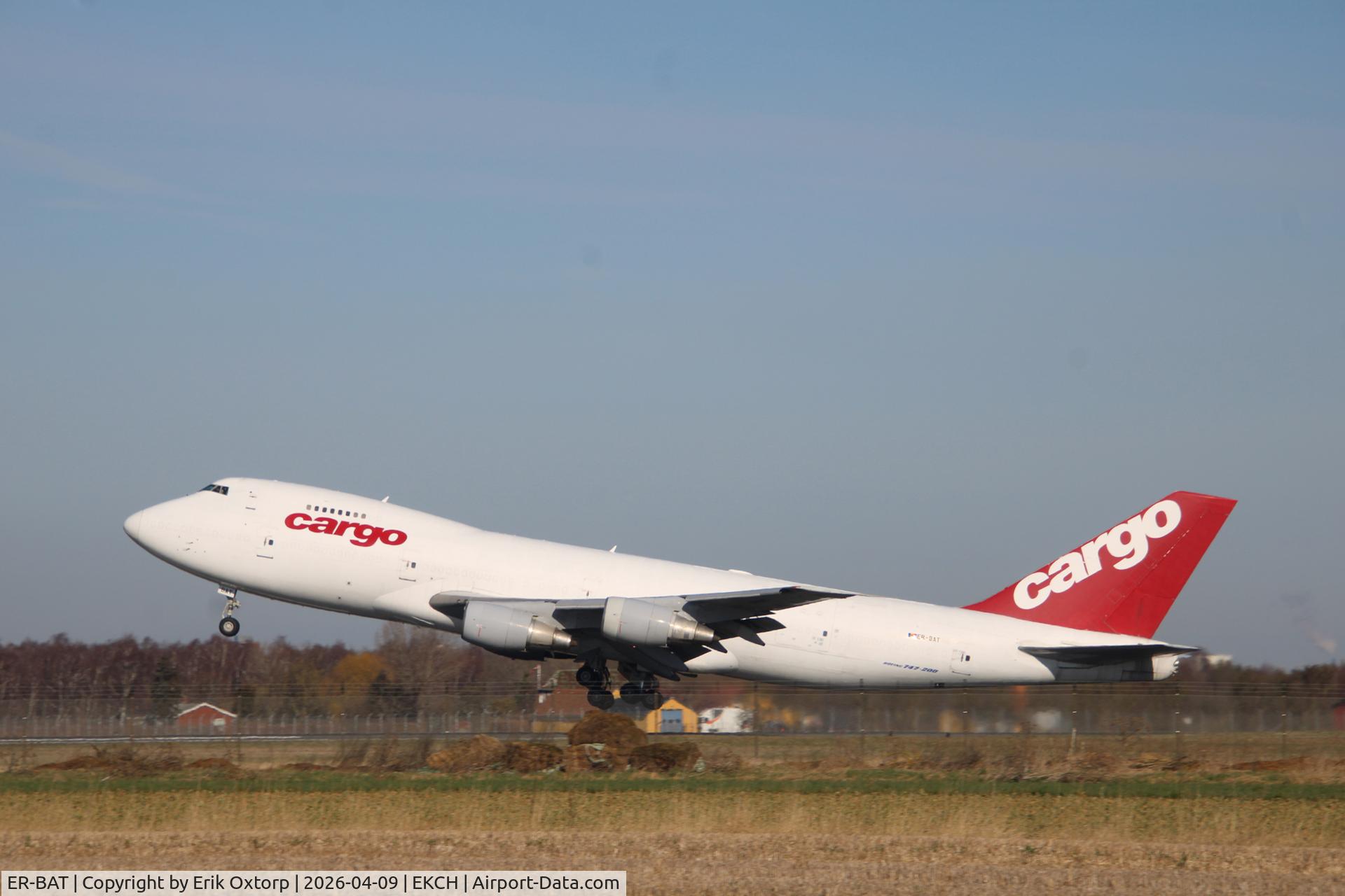 ER-BAT, 1987 Boeing 747-281B/F C/N 23813, ER-BAT takeoff rw 22R