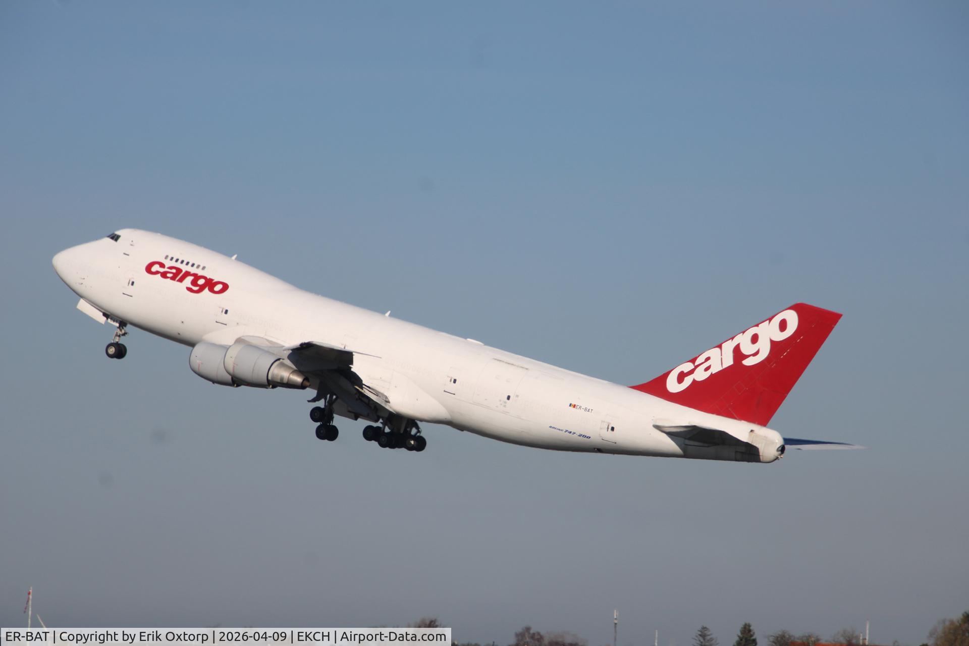 ER-BAT, 1987 Boeing 747-281B/F C/N 23813, ER-BAT takeoff rw 22R