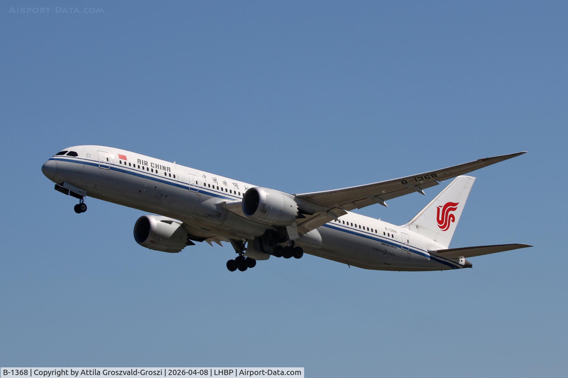 B-1368, 2018 Boeing 787-9 Dreamliner Dreamliner C/N 34318, LHBP - Budapest Liszt Ferenc Airport (BUD)