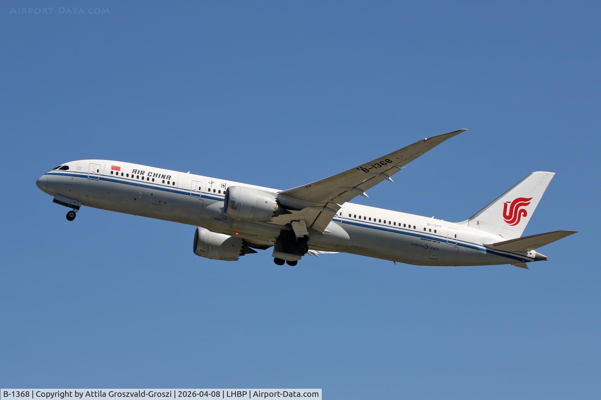 B-1368, 2018 Boeing 787-9 Dreamliner Dreamliner C/N 34318, LHBP - Budapest Liszt Ferenc Airport (BUD)