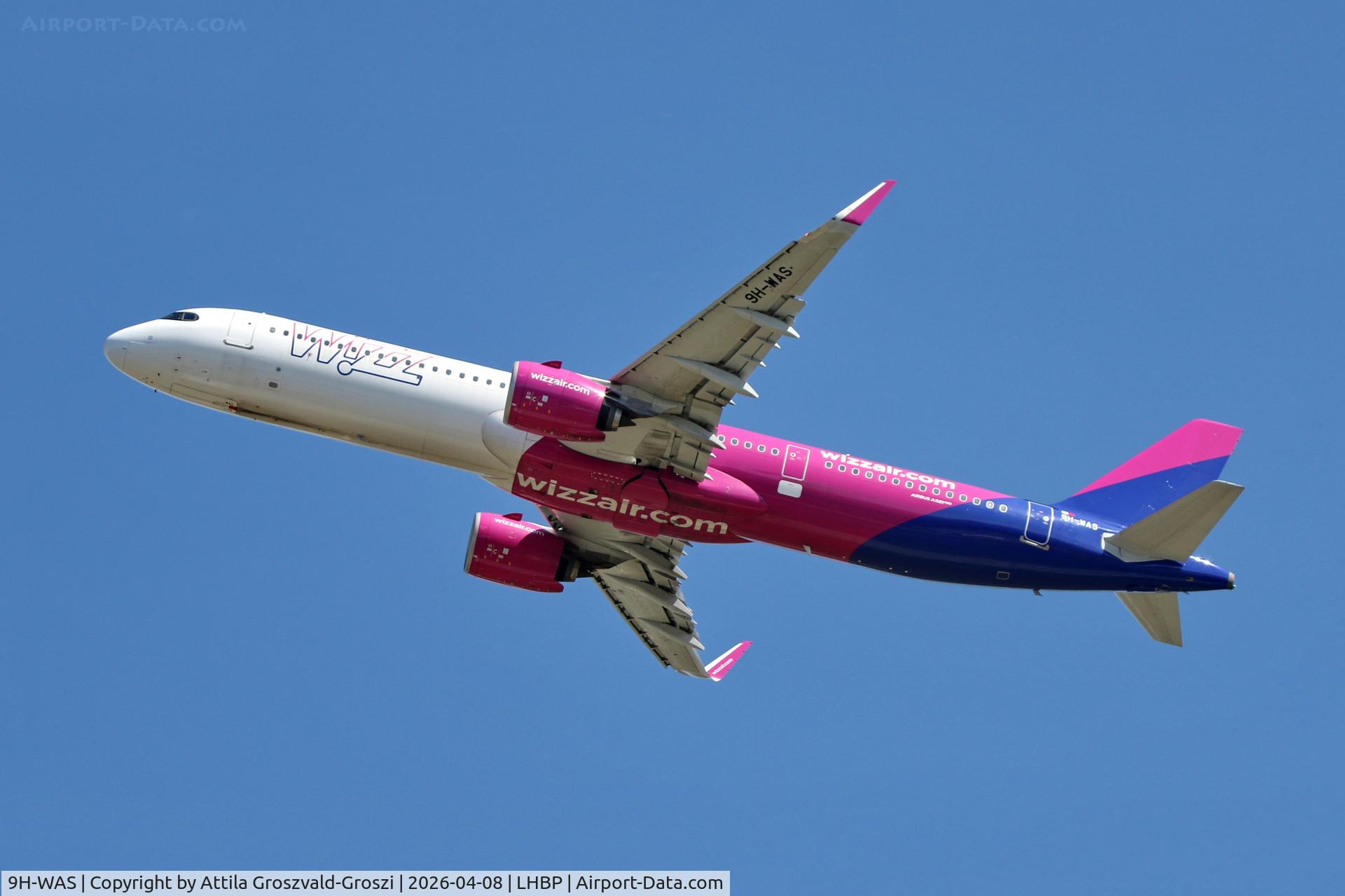 9H-WAS, 2023 Airbus A321-271NX C/N 11651, LHBP - Budapest Liszt Ferenc Airport (BUD)