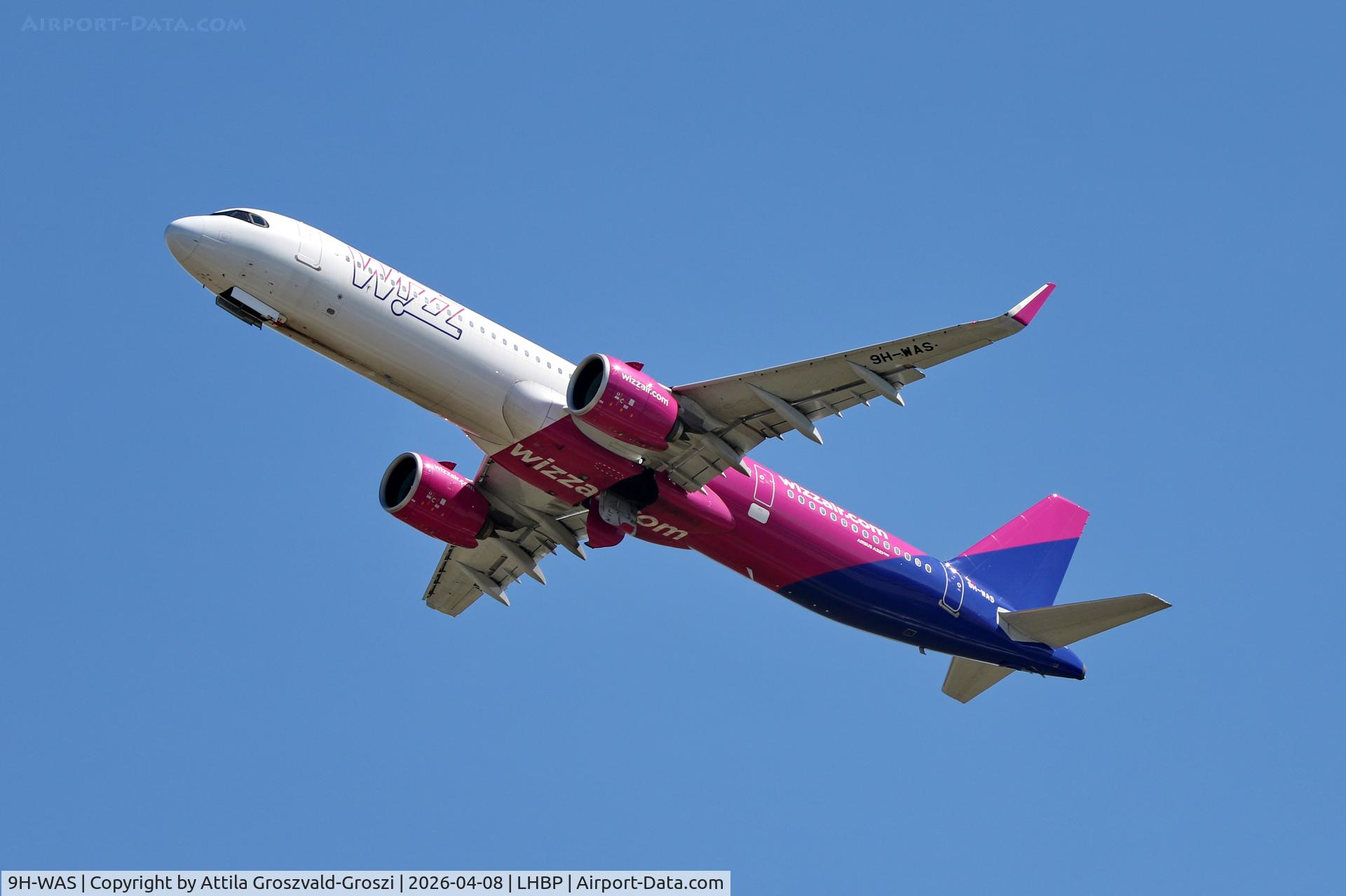 9H-WAS, 2023 Airbus A321-271NX C/N 11651, LHBP - Budapest Liszt Ferenc Airport (BUD)