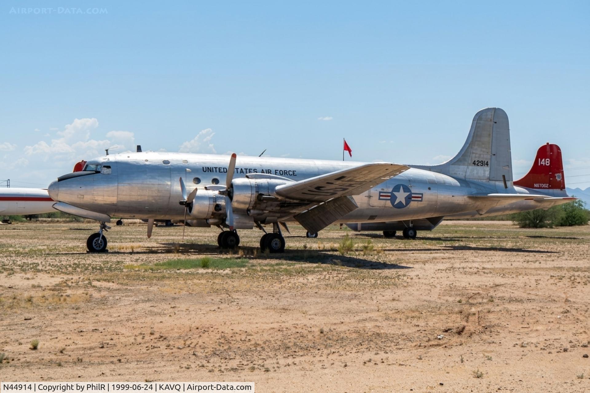 N44914, 1945 Douglas C-54Q-1-DC Skymaster (DC-4A) C/N 10630, 42914 C-54Q Skymaster USAF Avra Valley 
