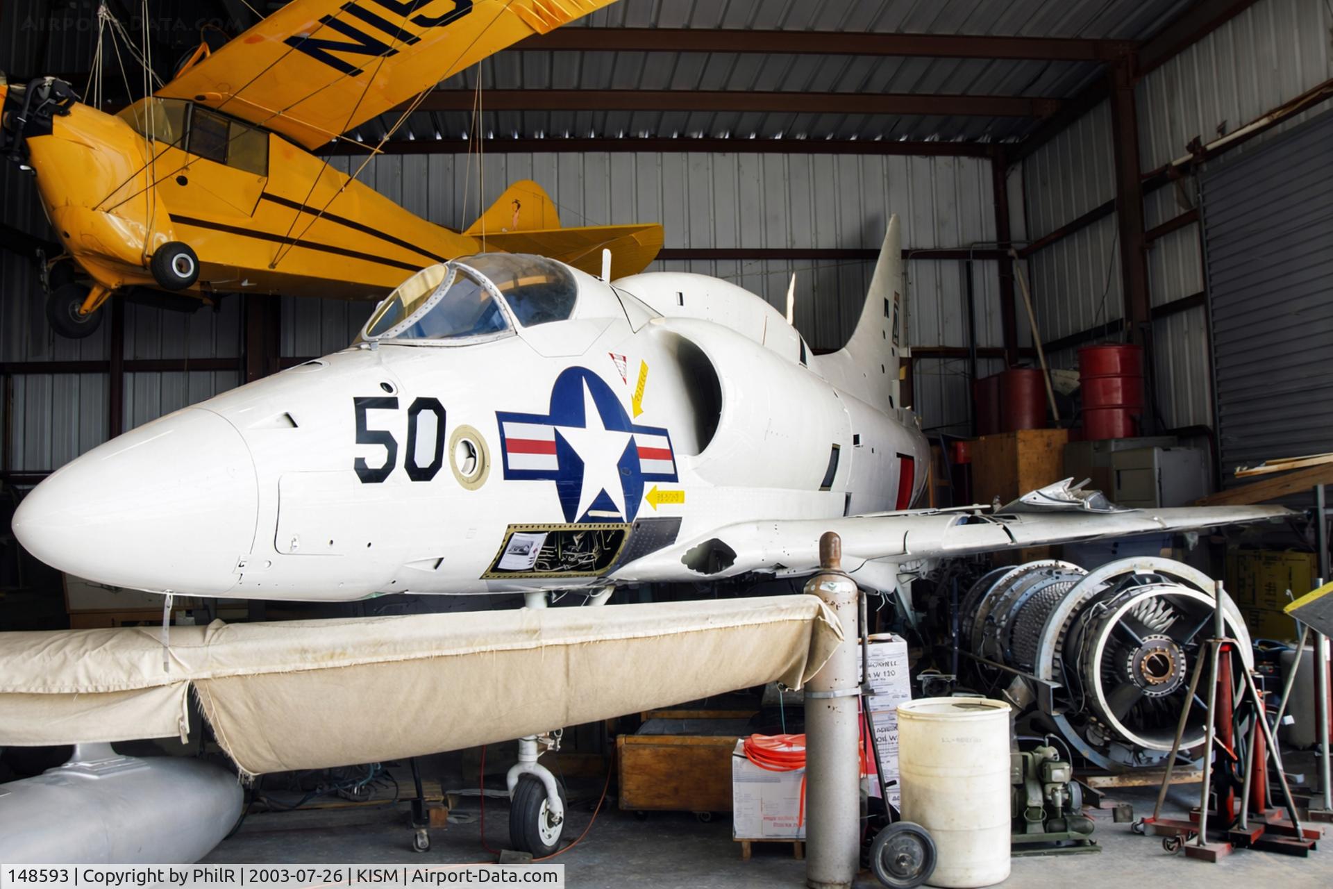 142668, Douglas ERA-3B Skywarrior C/N 11731, 148593 1960 Douglas A-4 Skyhawk USN Reilly's Aviation Kissimmee 
