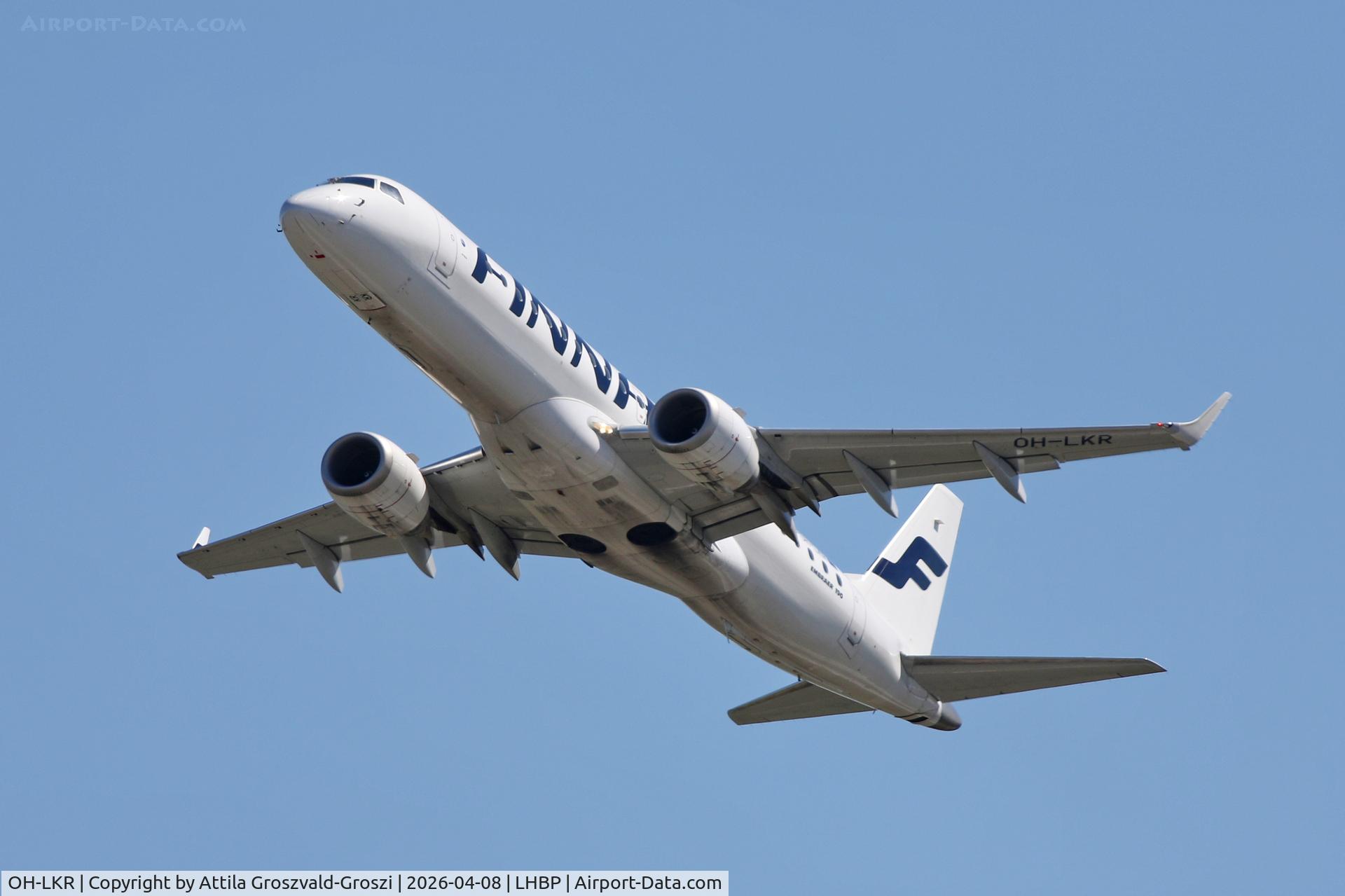 OH-LKR, 2011 Embraer 190LR (ERJ-190-100LR) C/N 19000436, LHBP - Budapest Liszt Ferenc Airport (BUD)
