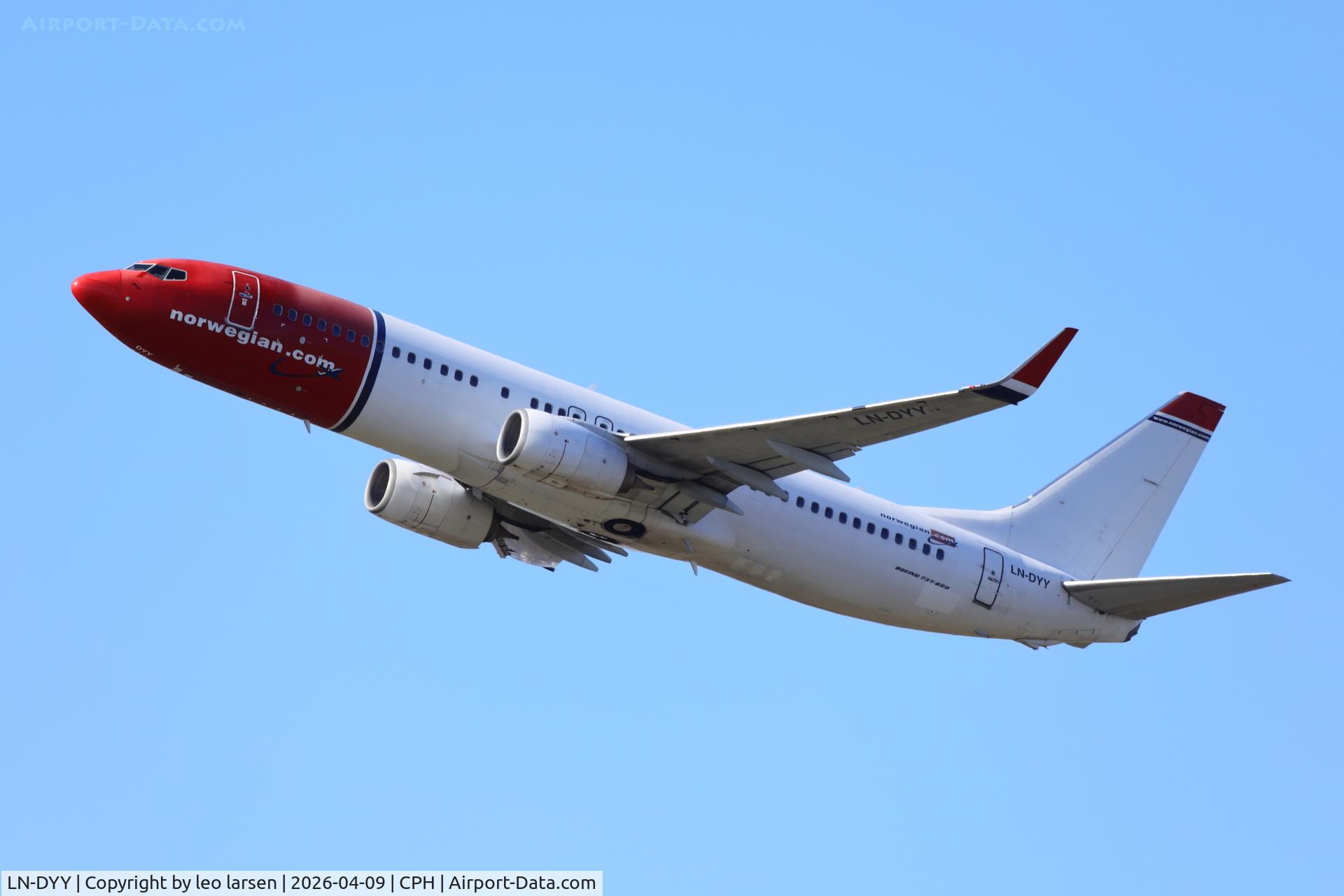 LN-DYY, 2012 Boeing 737-8JP C/N 39012, Copenhagen 9.4.2026