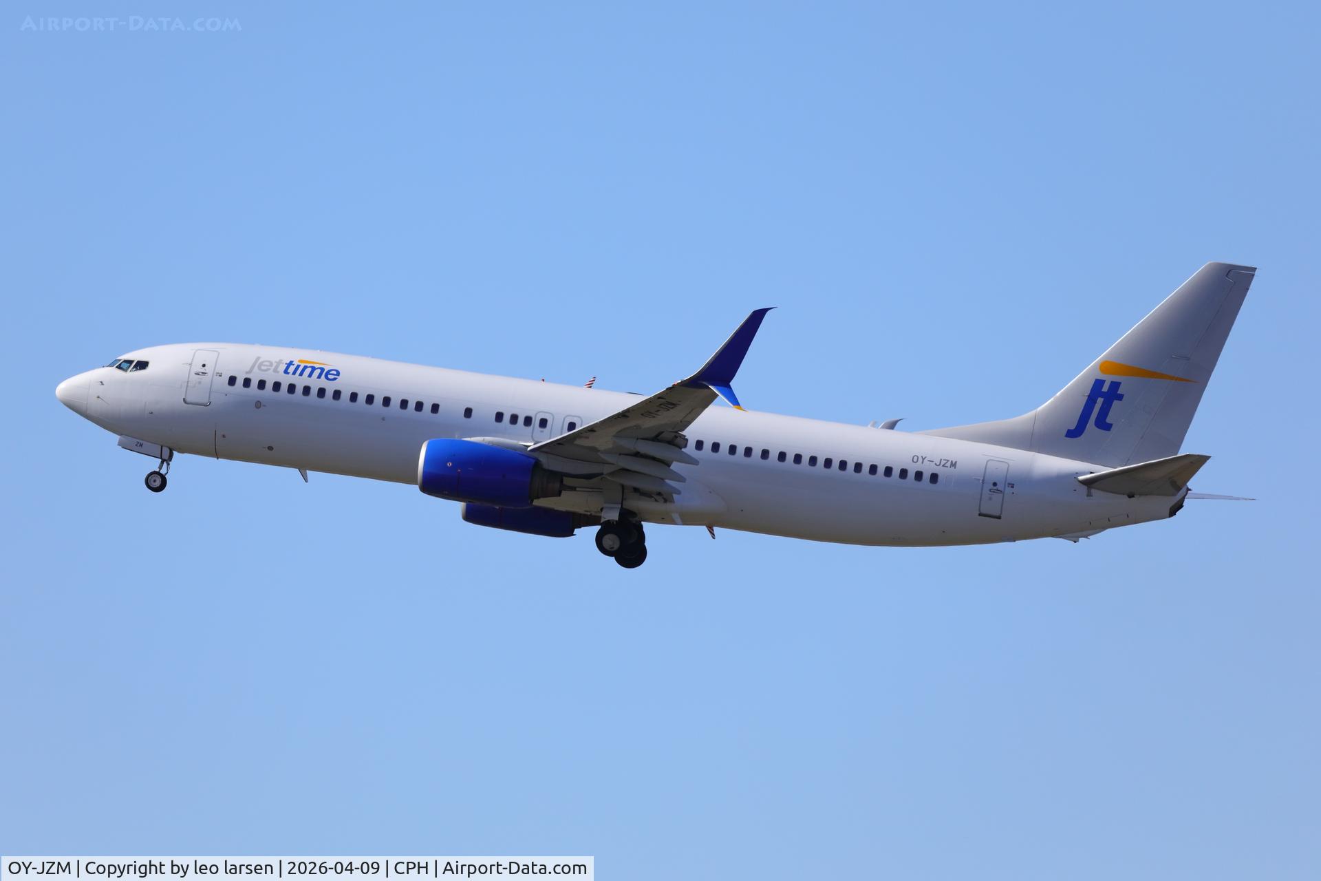 OY-JZM, 2006 Boeing 737-8K5 C/N 34688, Copenhagen 9.4.2026