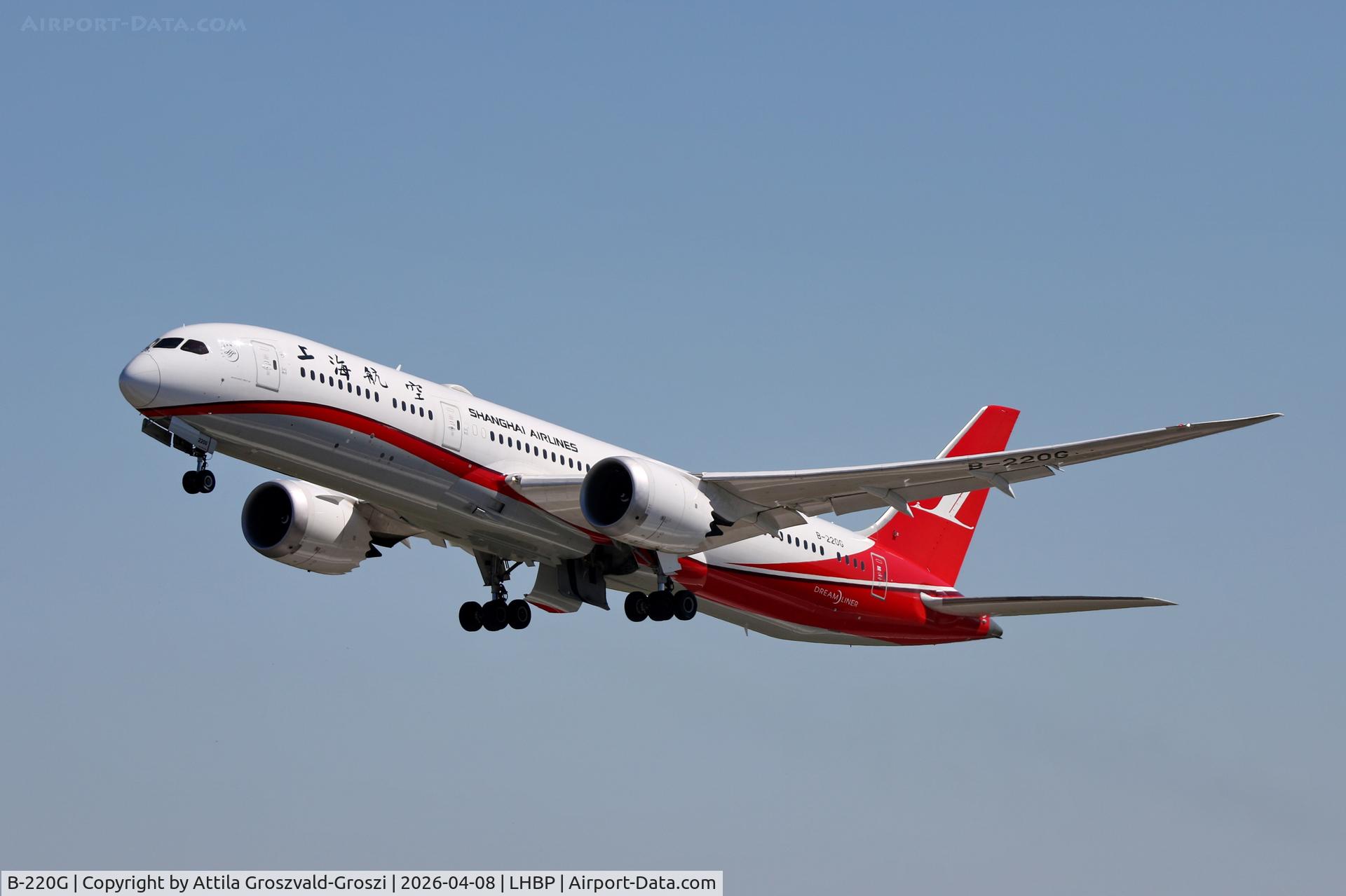 B-220G, 2021 Boeing 787-9 Dreamliner Dreamliner C/N 63718, LHBP - Budapest Liszt Ferenc Airport (BUD)