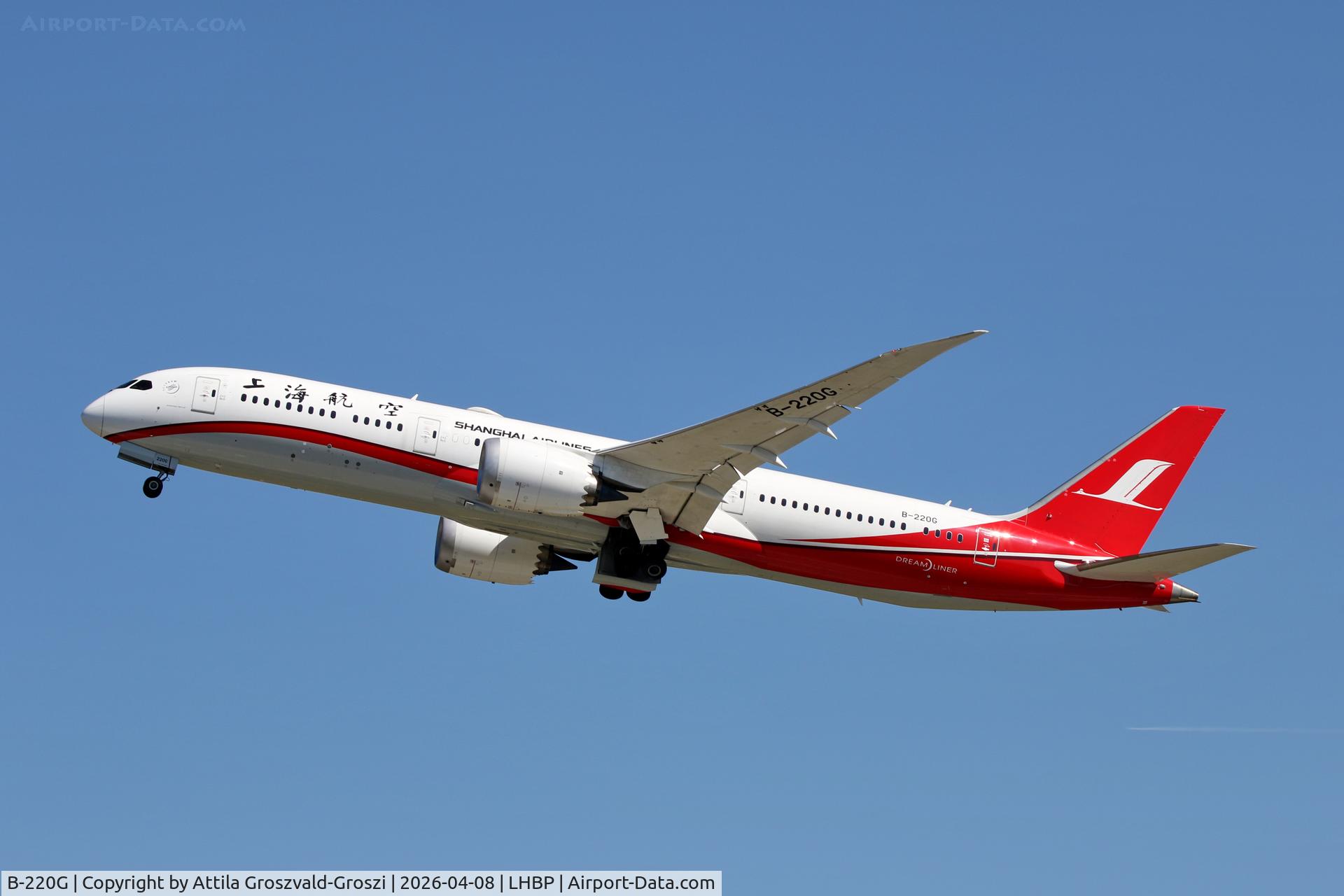 B-220G, 2021 Boeing 787-9 Dreamliner Dreamliner C/N 63718, LHBP - Budapest Liszt Ferenc Airport (BUD)