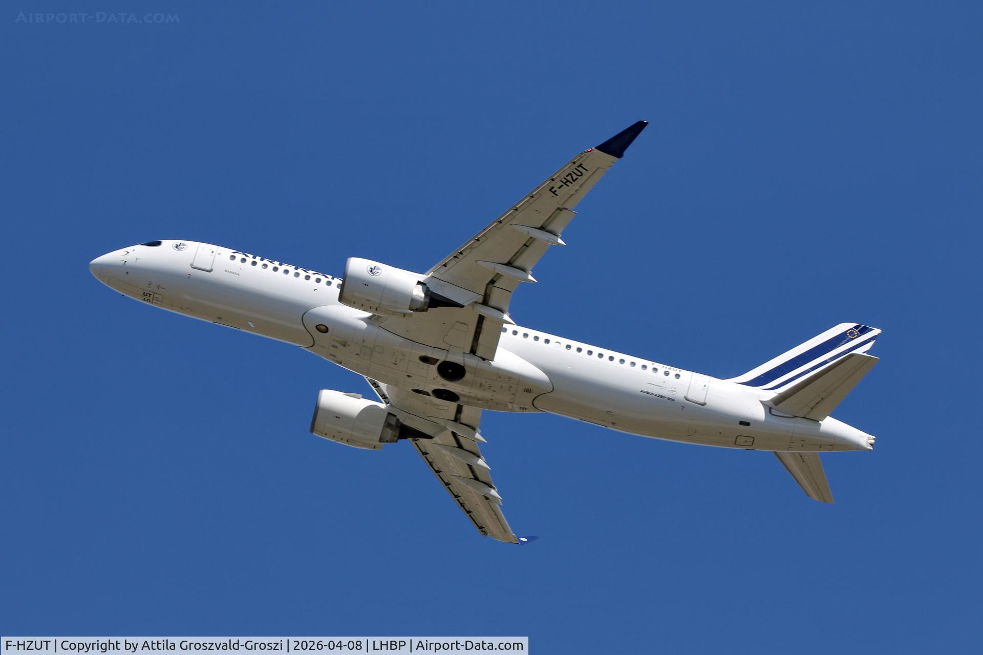 F-HZUT, 2023 Airbus A220-300 C/N 55210, LHBP - Budapest Liszt Ferenc Airport (BUD)