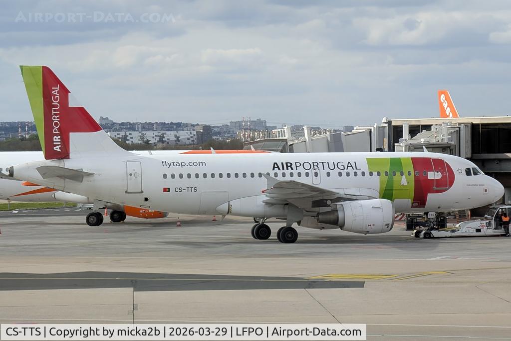 CS-TTS, 2002 Airbus A319-112 C/N 1765, Parked