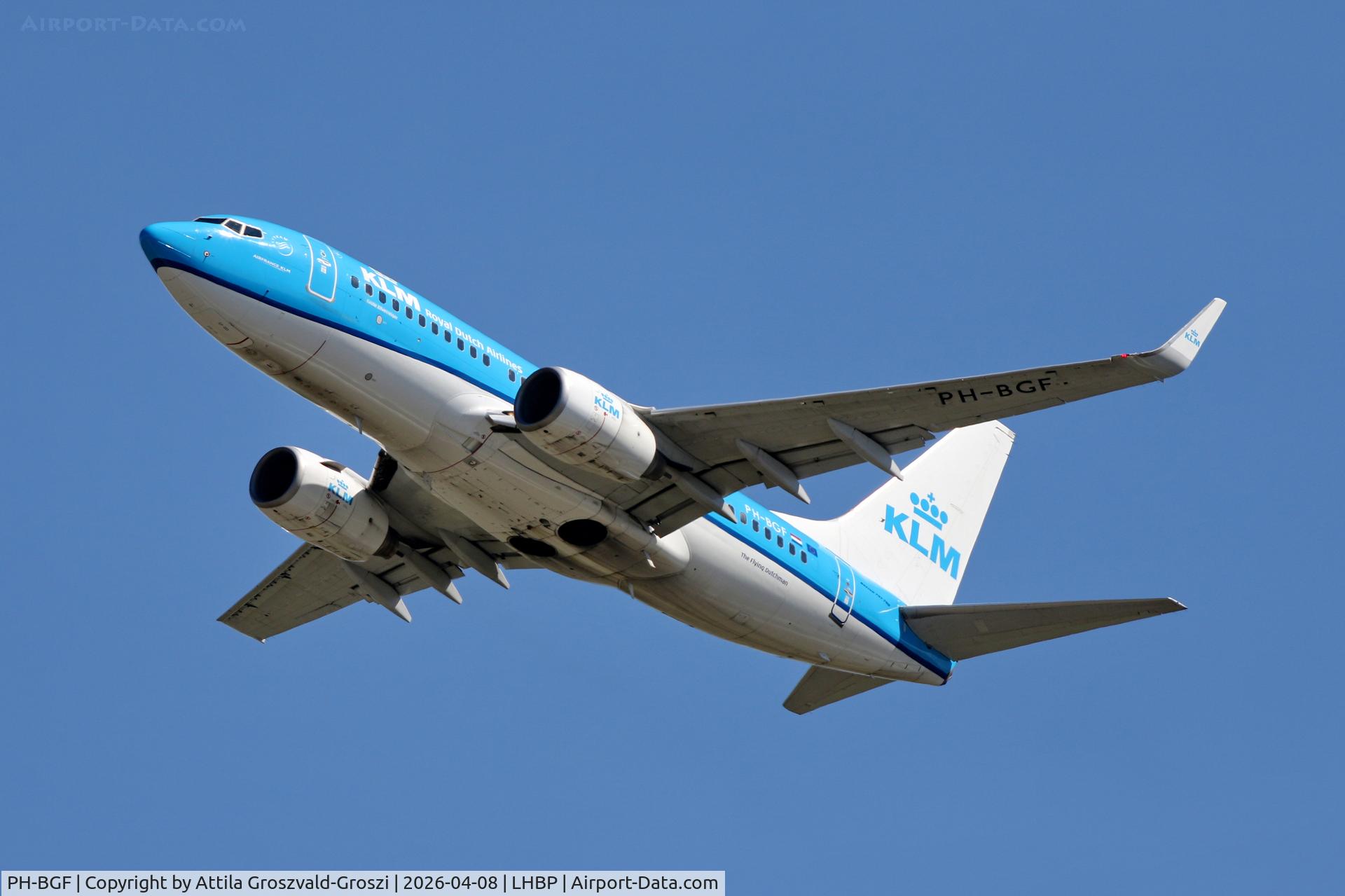 PH-BGF, 2008 Boeing 737-7K2 C/N 30365, LHBP - Budapest Liszt Ferenc Airport (BUD)