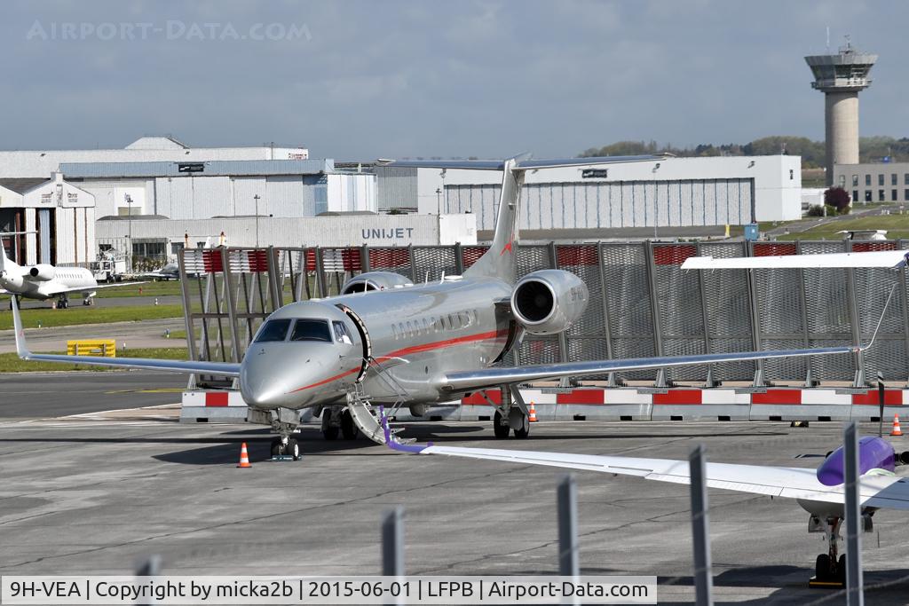 9H-VEA, 2015 Embraer EMB-135BJ Legacy 650 C/N 14501213, Parked