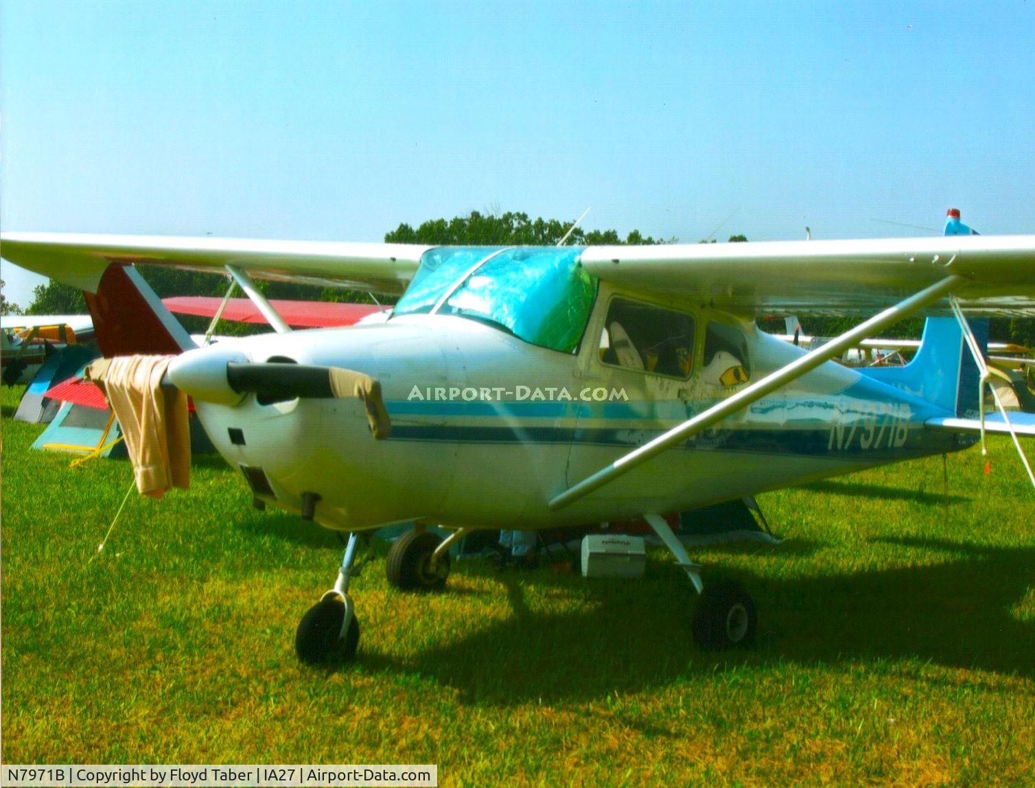 N7971B, 1957 Cessna 172 C/N 29771, Blakesburg Antique Fly In