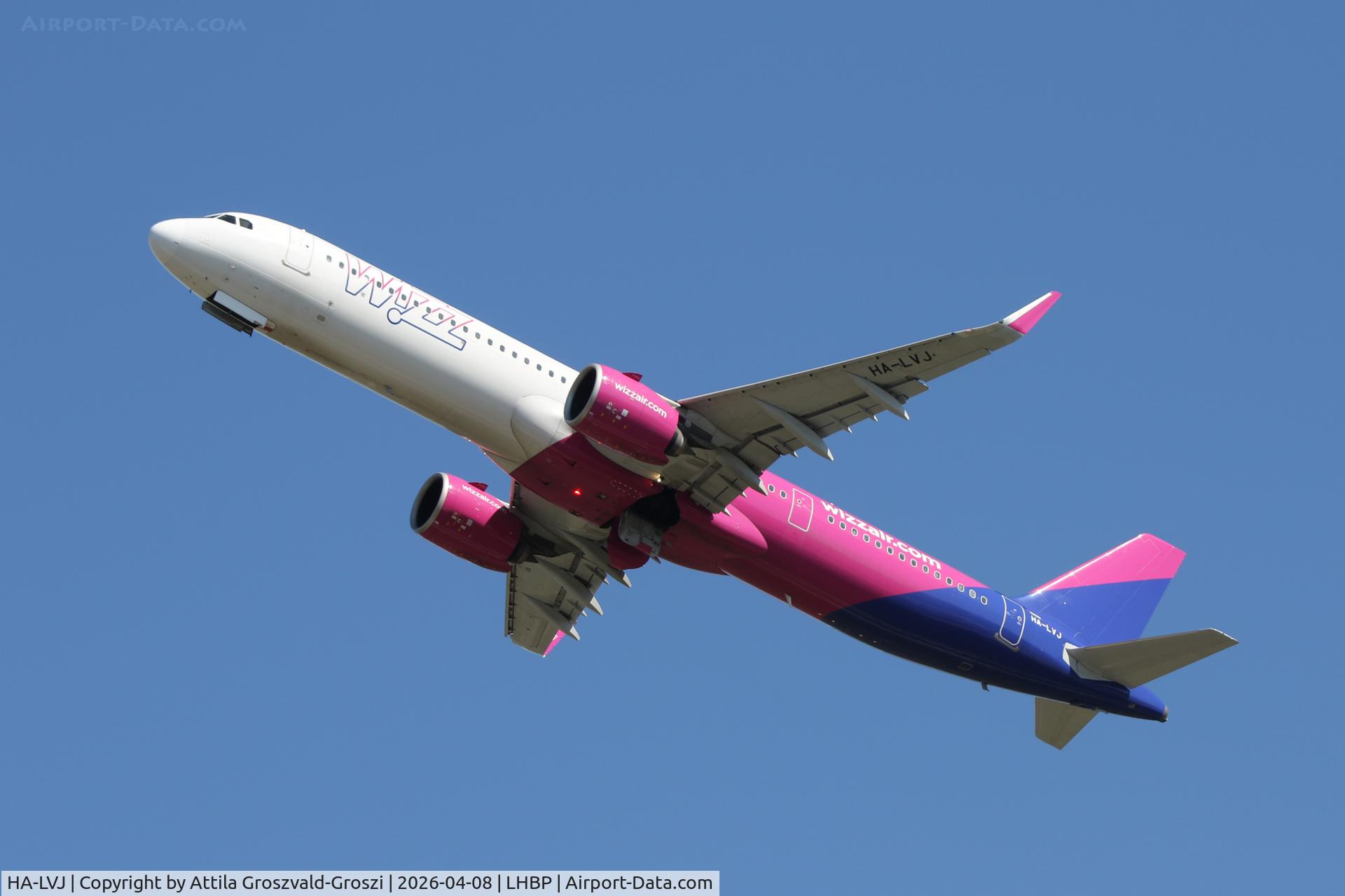 HA-LVJ, 2020 Airbus A321-271NX C/N 10257, LHBP - Budapest Liszt Ferenc Airport (BUD)