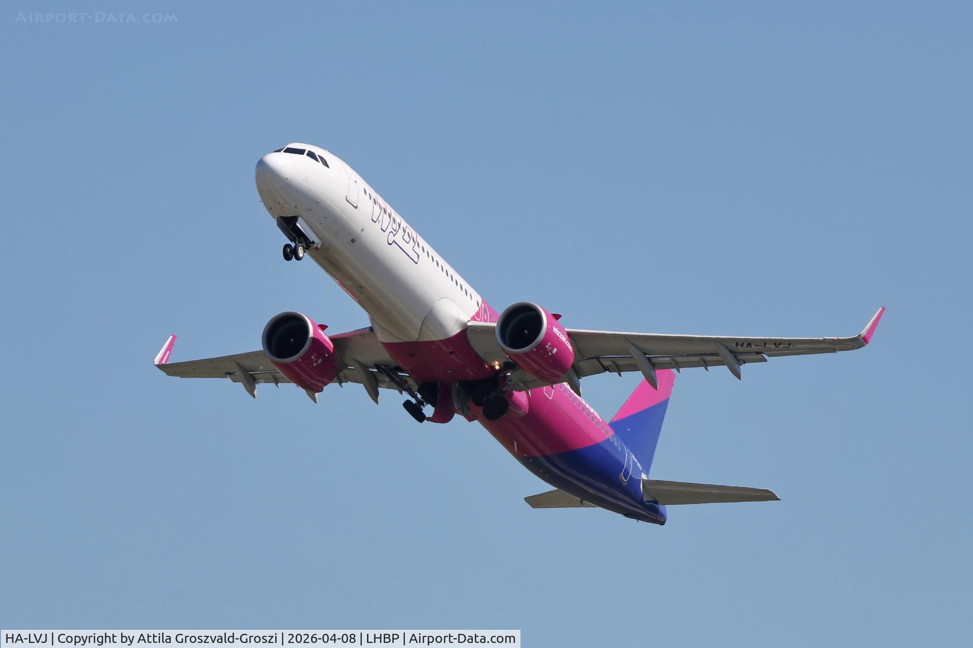 HA-LVJ, 2020 Airbus A321-271NX C/N 10257, LHBP - Budapest Liszt Ferenc Airport (BUD)