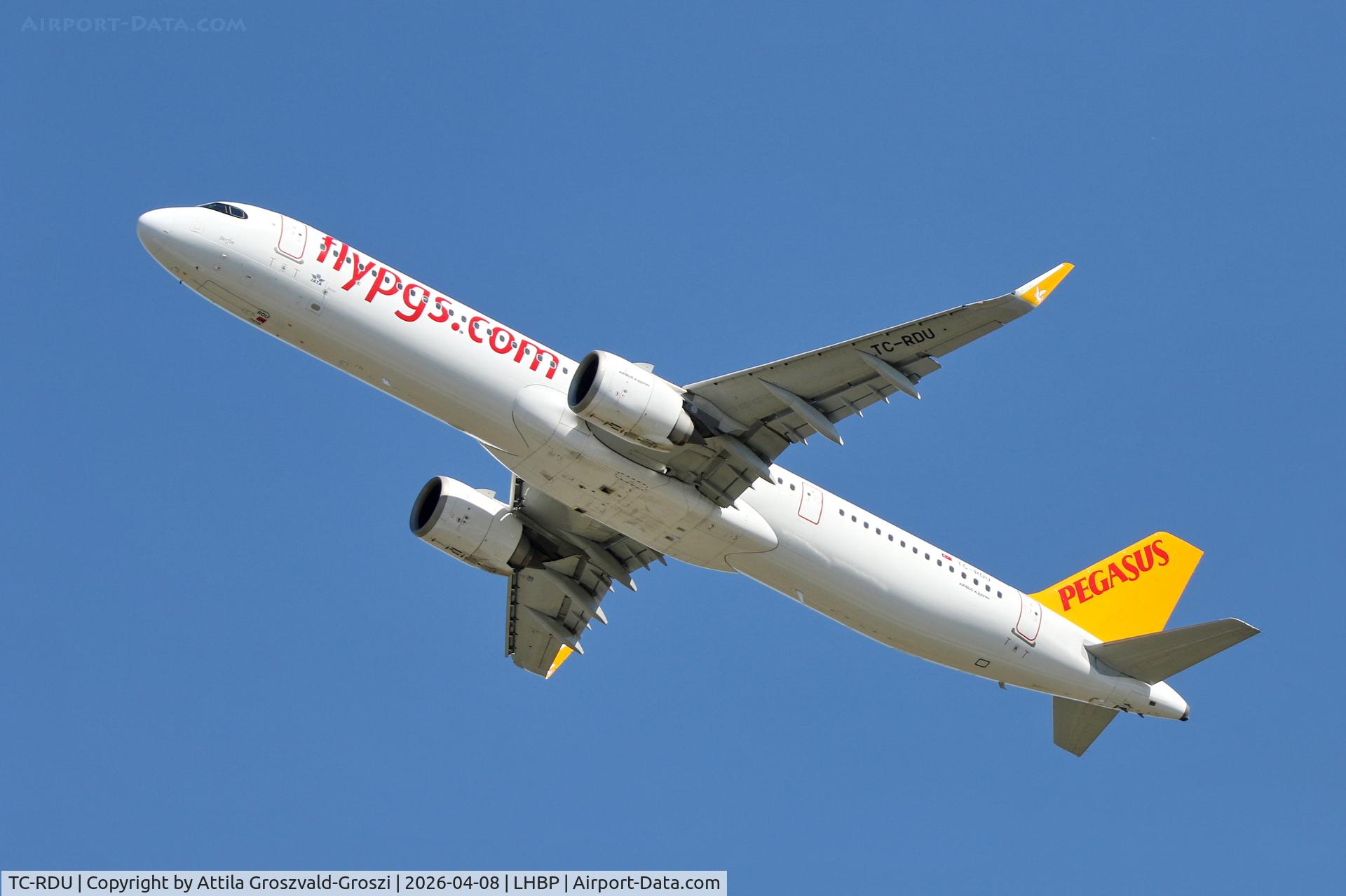 TC-RDU, 2023 Airbus A321-251 NX C/N 11468, LHBP - Budapest Liszt Ferenc Airport (BUD)