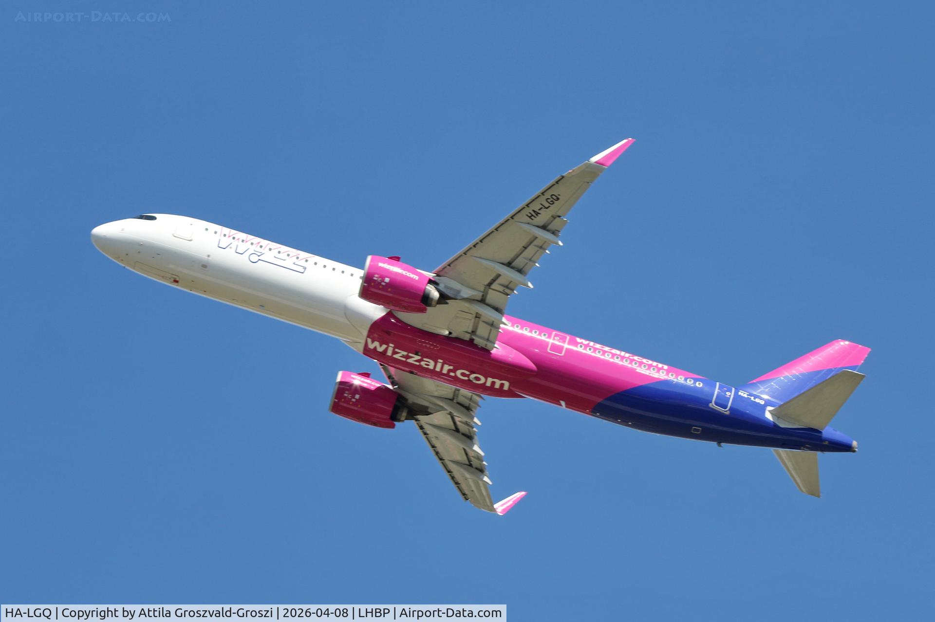 HA-LGQ, 2024 Airbus A321-271N C/N 12196, LHBP - Budapest Liszt Ferenc Airport (BUD)