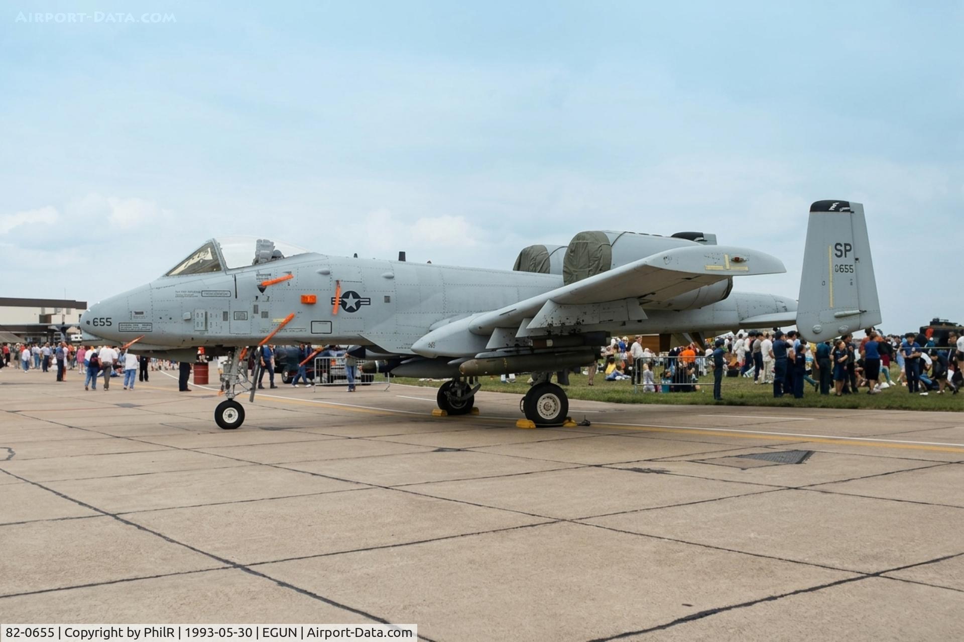 82-0655, 1982 Fairchild Republic A-10A Thunderbolt II C/N A10-0703, 82-0655 1982 Fairchild Republic A-10A Thunderbolt ll USAF 