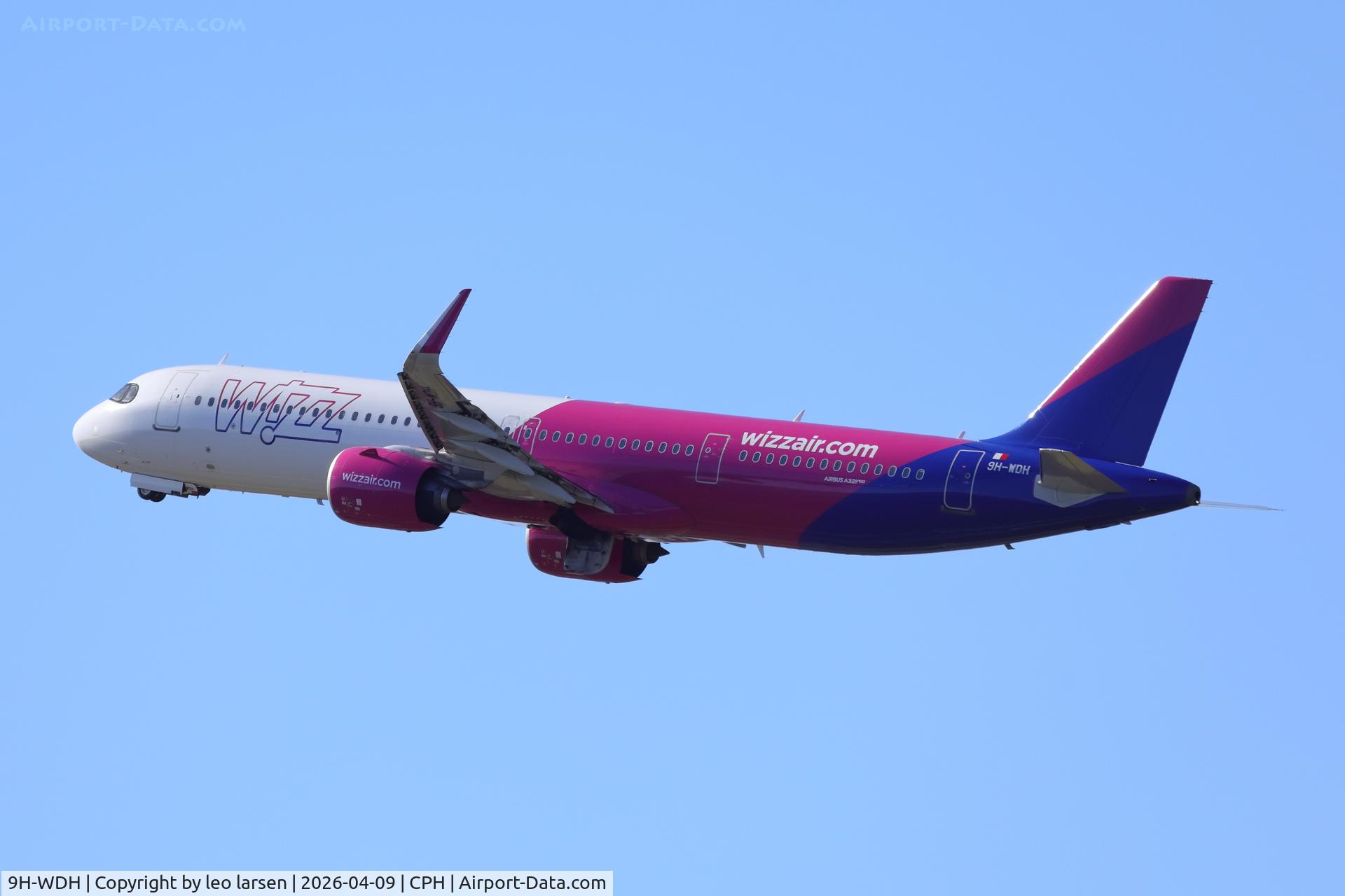 9H-WDH, 2023 Airbus A321- 271NX C/N 11217, Copenhagen 9.4.2026