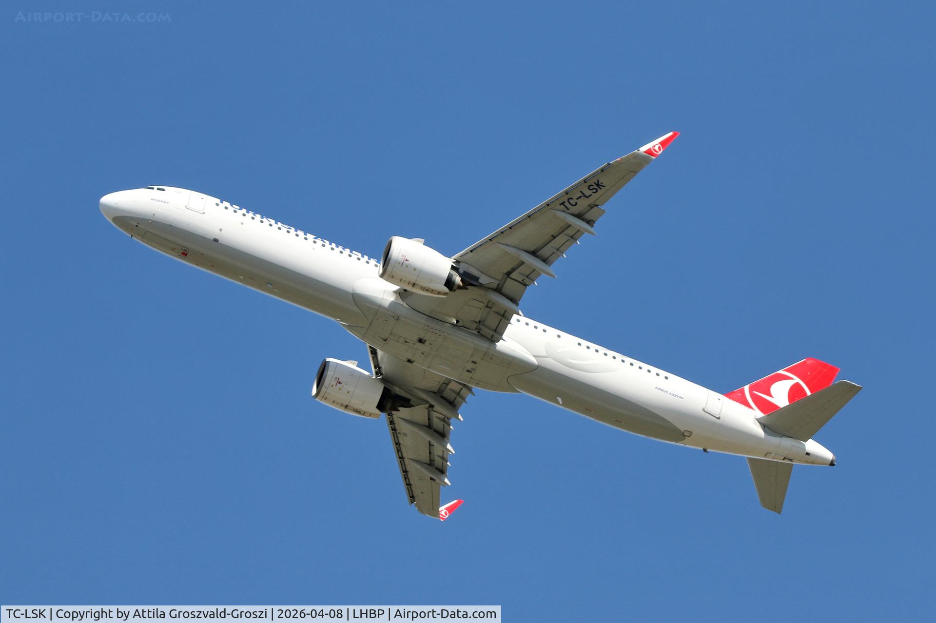 TC-LSK, 2019 Airbus A321-271NX C/N 9082, LHBP - Budapest Liszt Ferenc Airport (BUD)