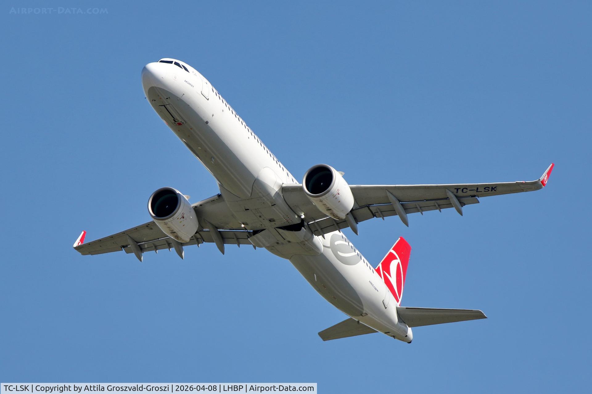 TC-LSK, 2019 Airbus A321-271NX C/N 9082, LHBP - Budapest Liszt Ferenc Airport (BUD)